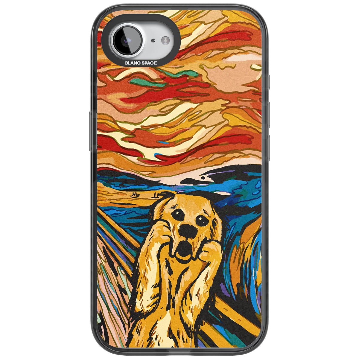 The Bark iPhone 16e / iPhone 17e Impact Black Phone Case front
