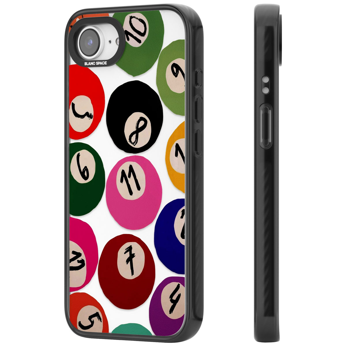 Lucky Break iPhone 16e / iPhone 17e Impact Black Phone Case side