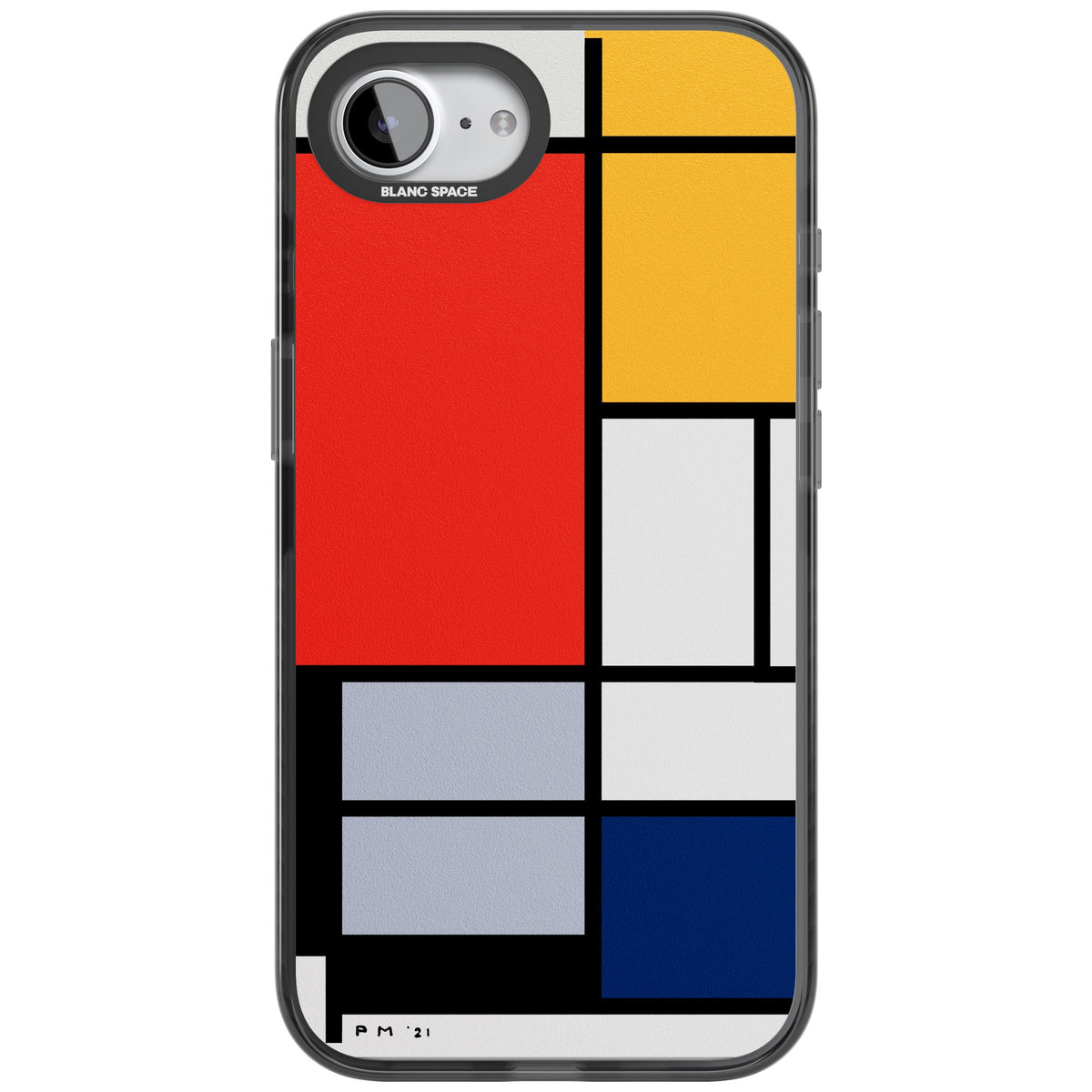 Piet Mondrian's Composition iPhone 16e / iPhone 17e Impact Black Phone Case front