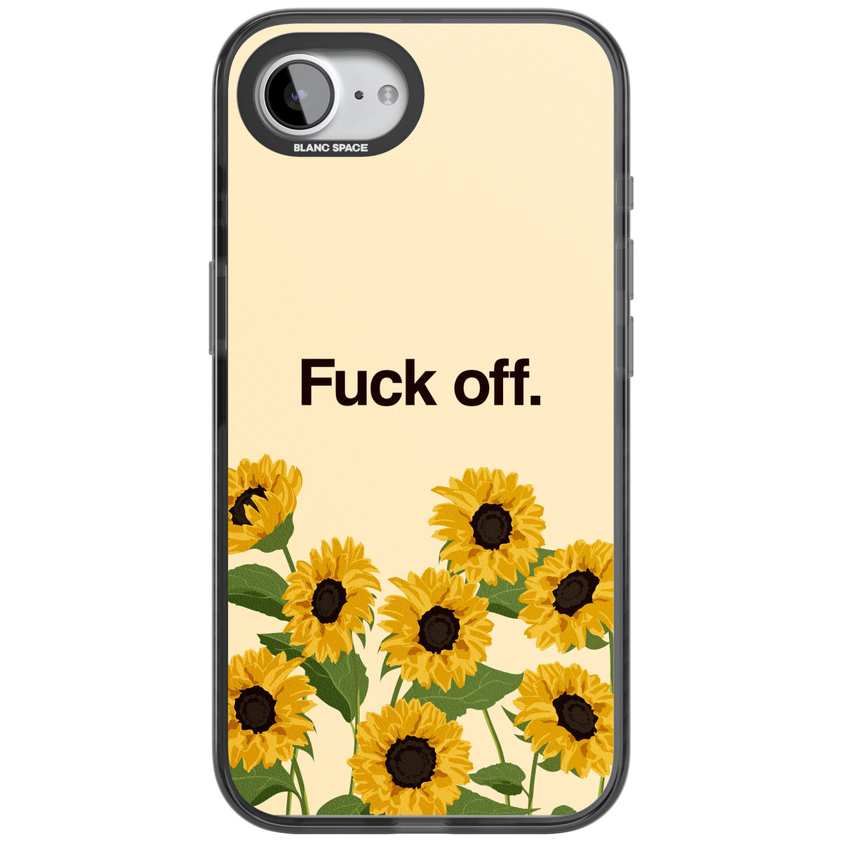 F*ck Off iPhone 16e / iPhone 17e Impact Black Phone Case front
