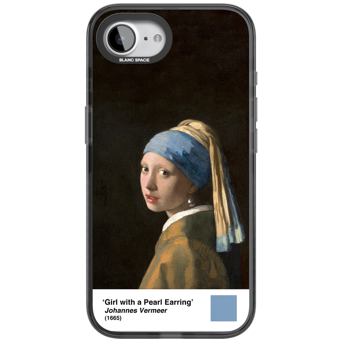 Girl With A Pearl Earring iPhone 16e / iPhone 17e Impact Black Phone Case front