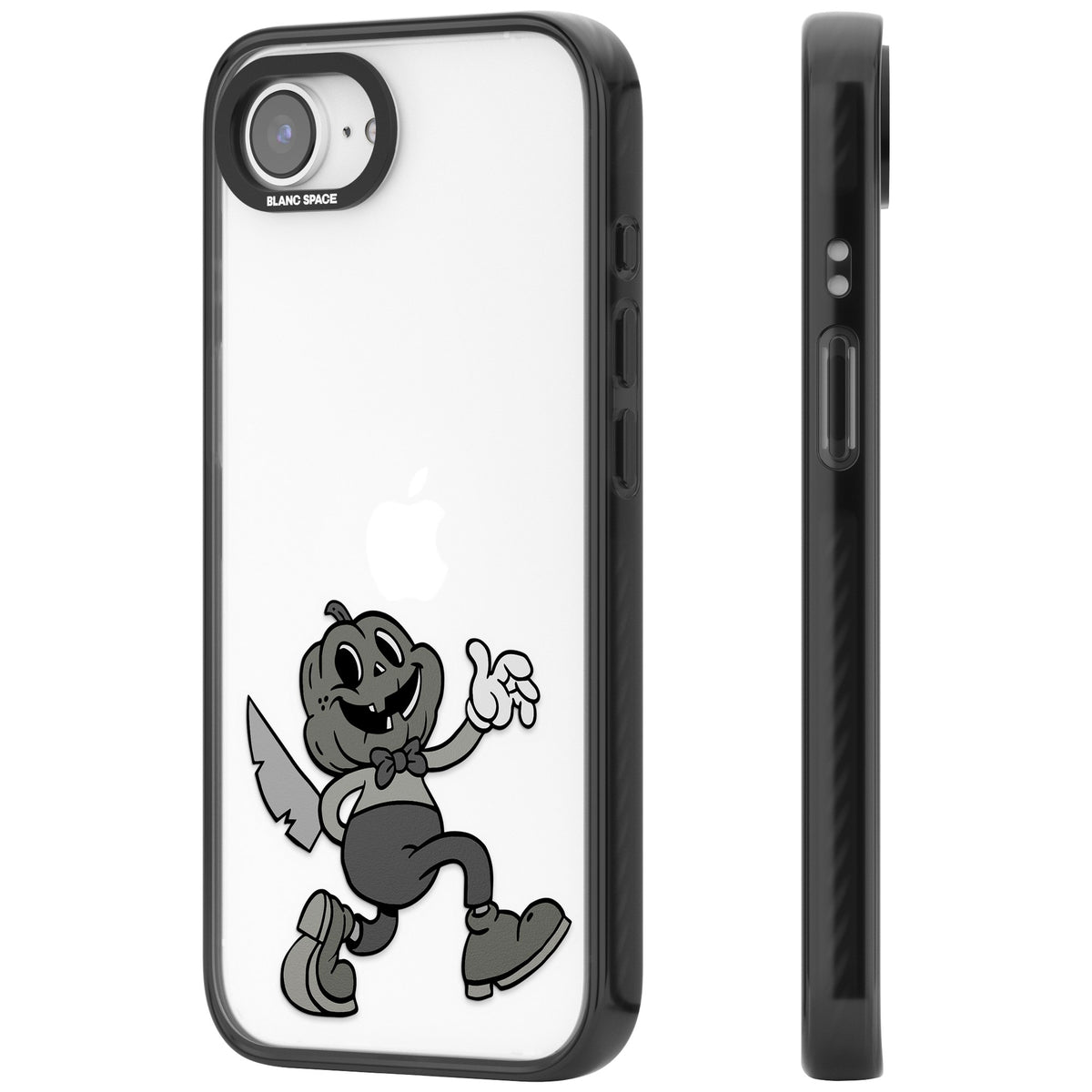 Jack O' Slasher iPhone 16e / iPhone 17e Impact Black Phone Case side