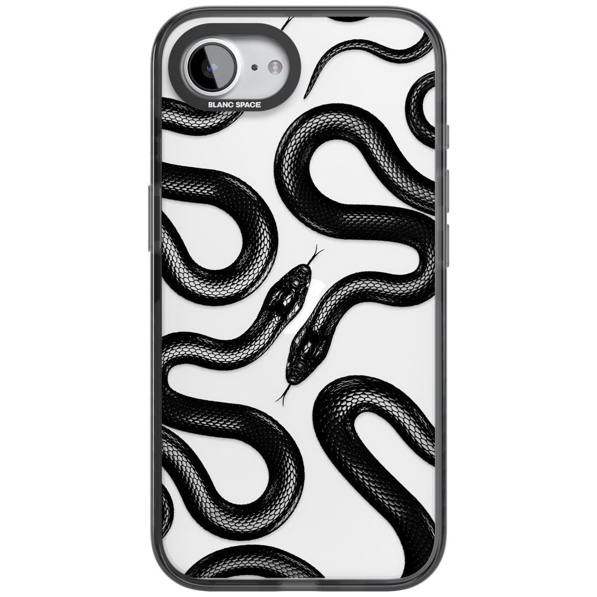 Black Kingsnake iPhone 17e Impact Black Phone Case front