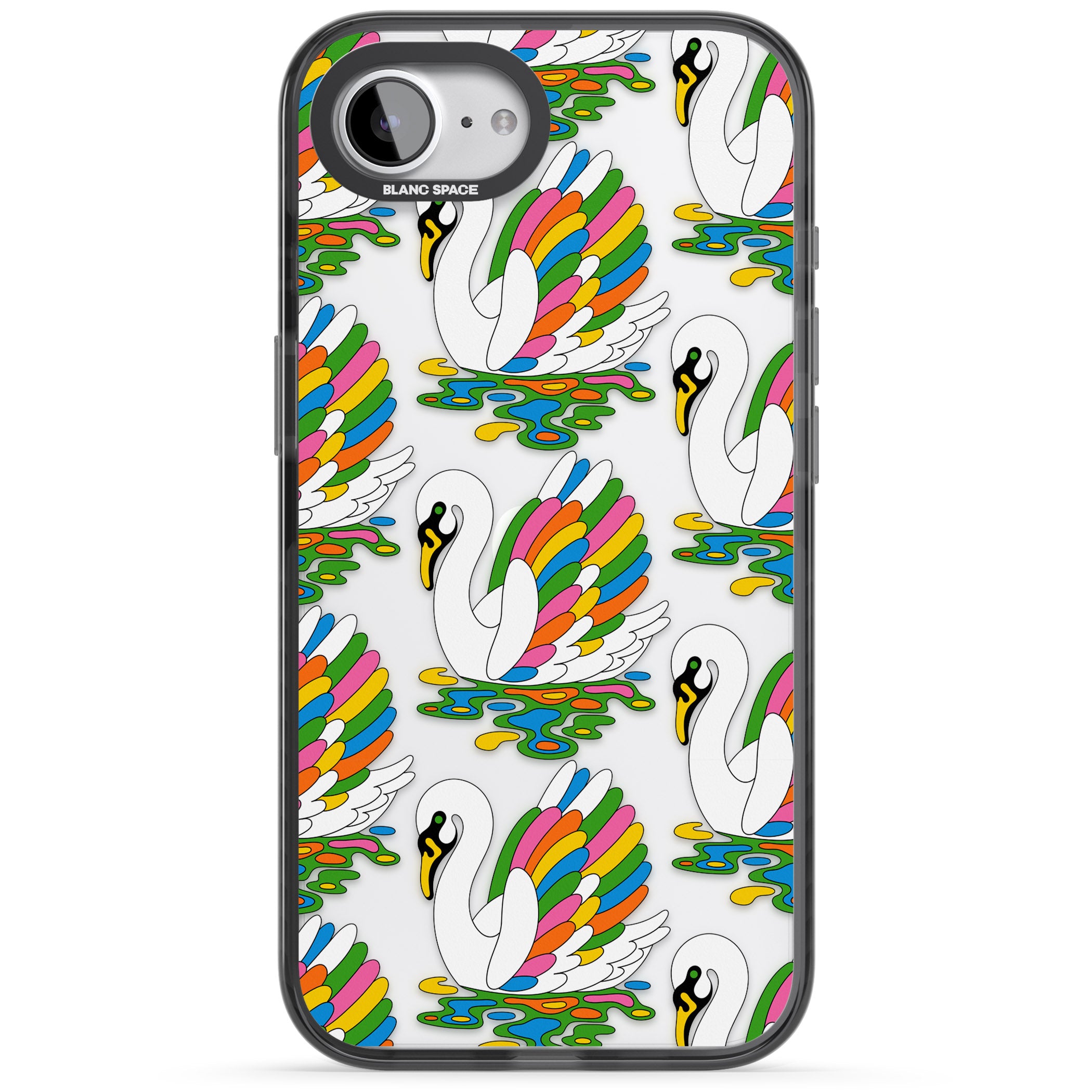 Colourful Swan Pattern