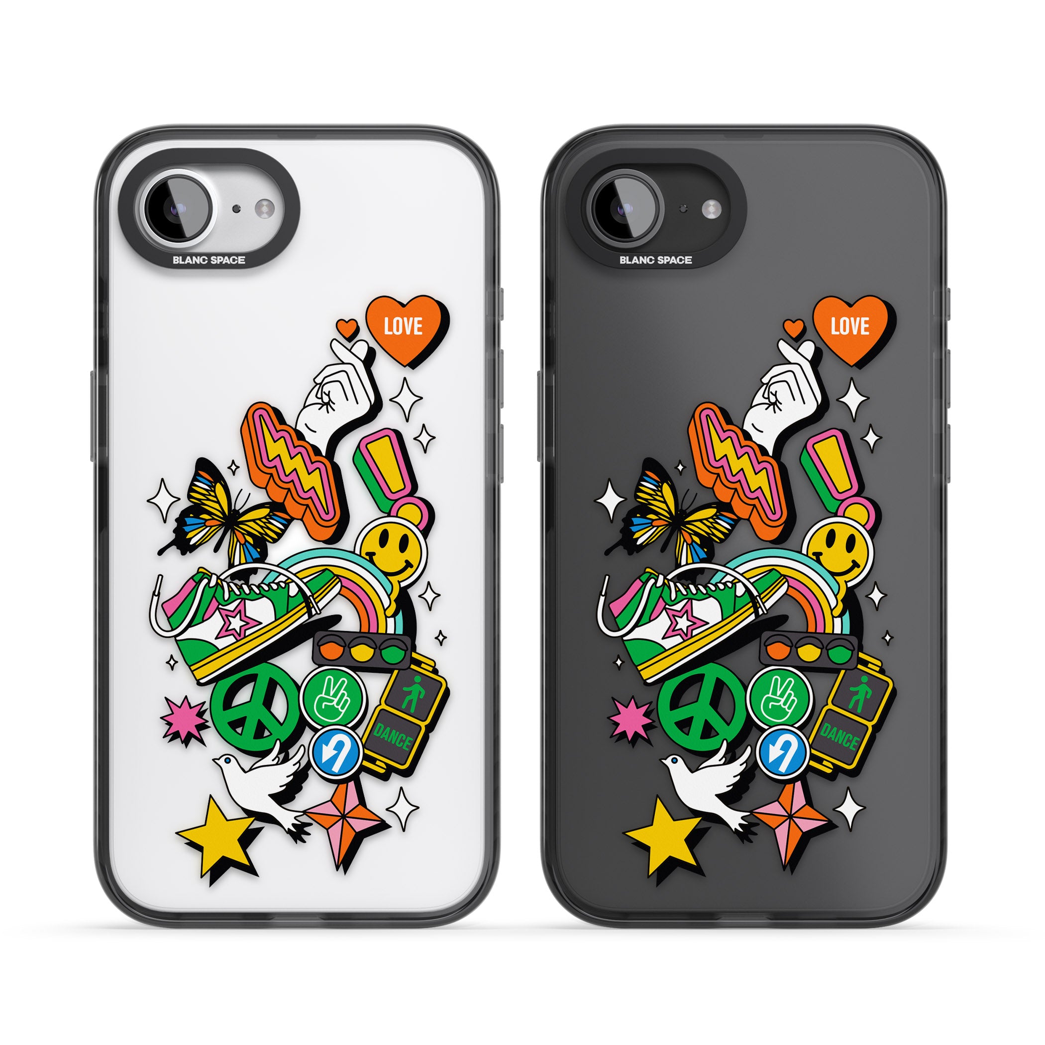 Nostalgic Sticker Collage