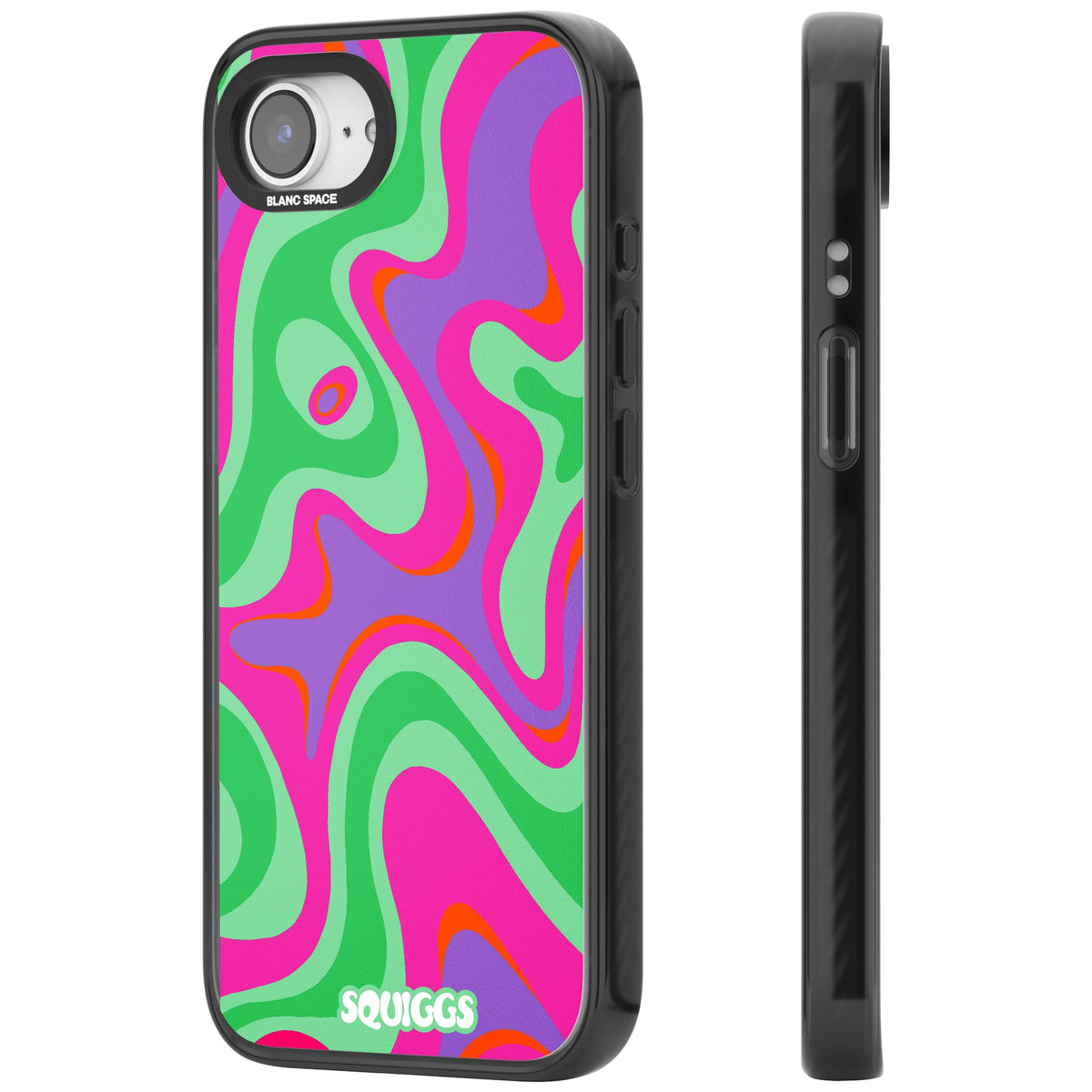 Plasma Lava iPhone 16e / iPhone 17e Impact Black Phone Case side