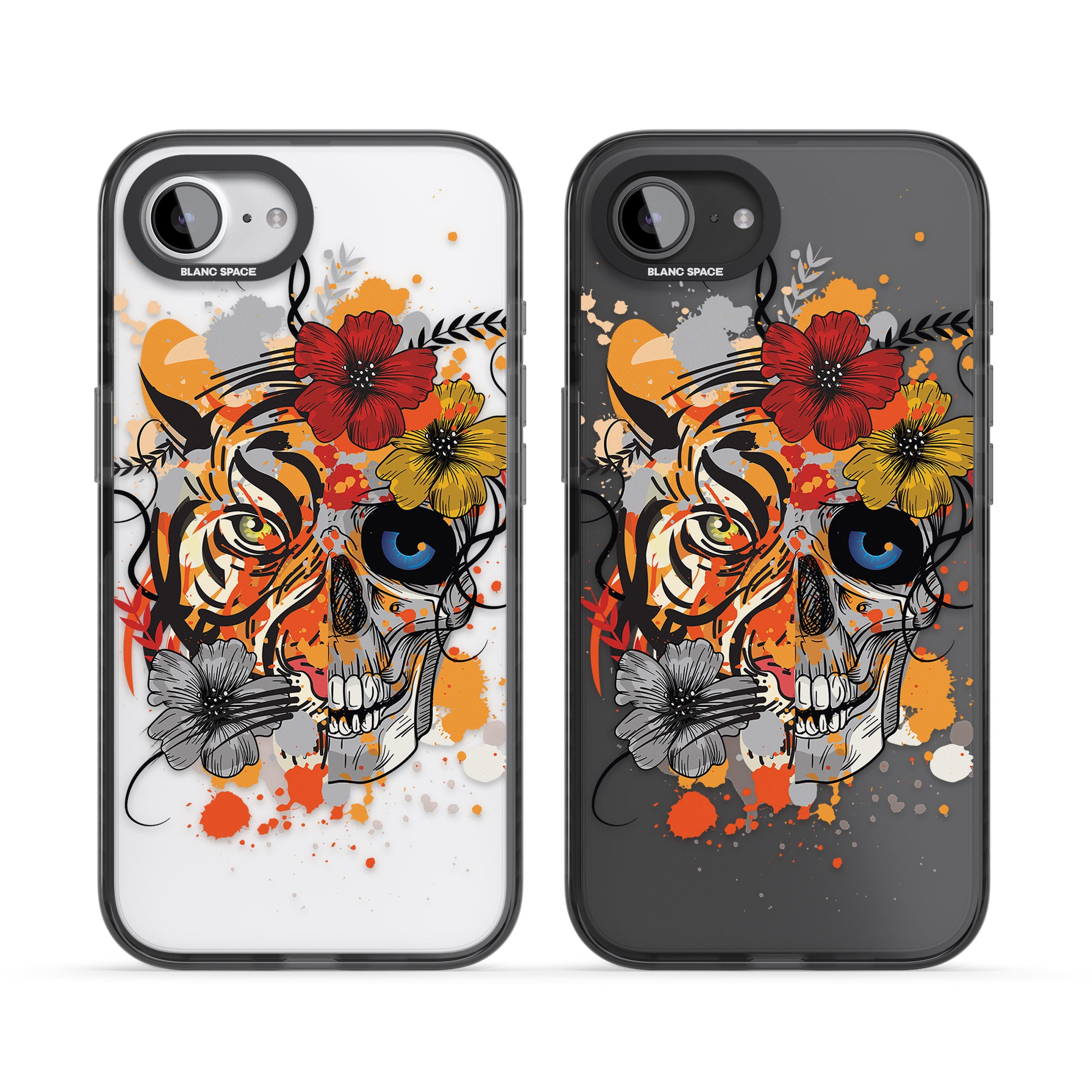 Sugar Skull Tiger Floral