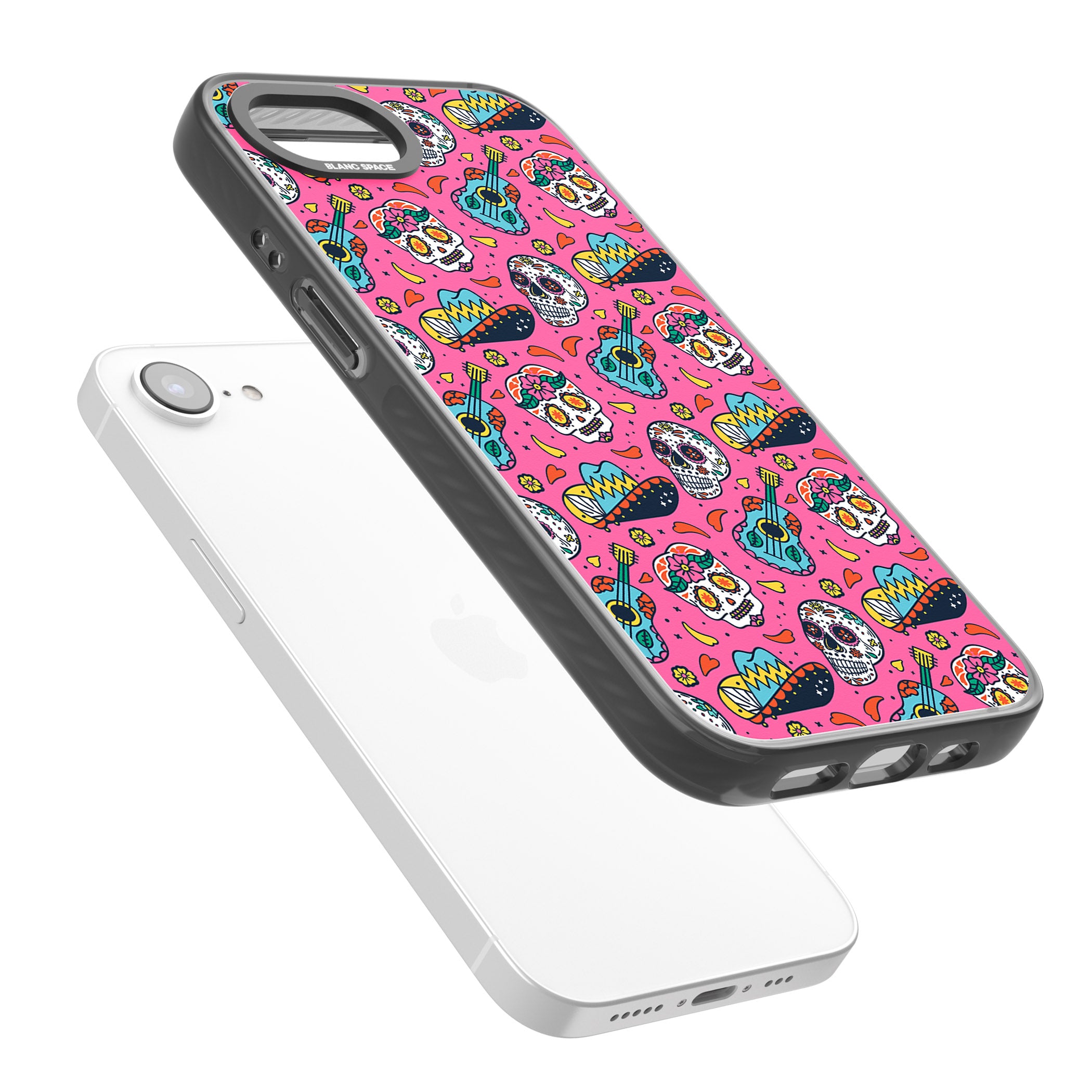 Pink Day Of The Dead Pattern