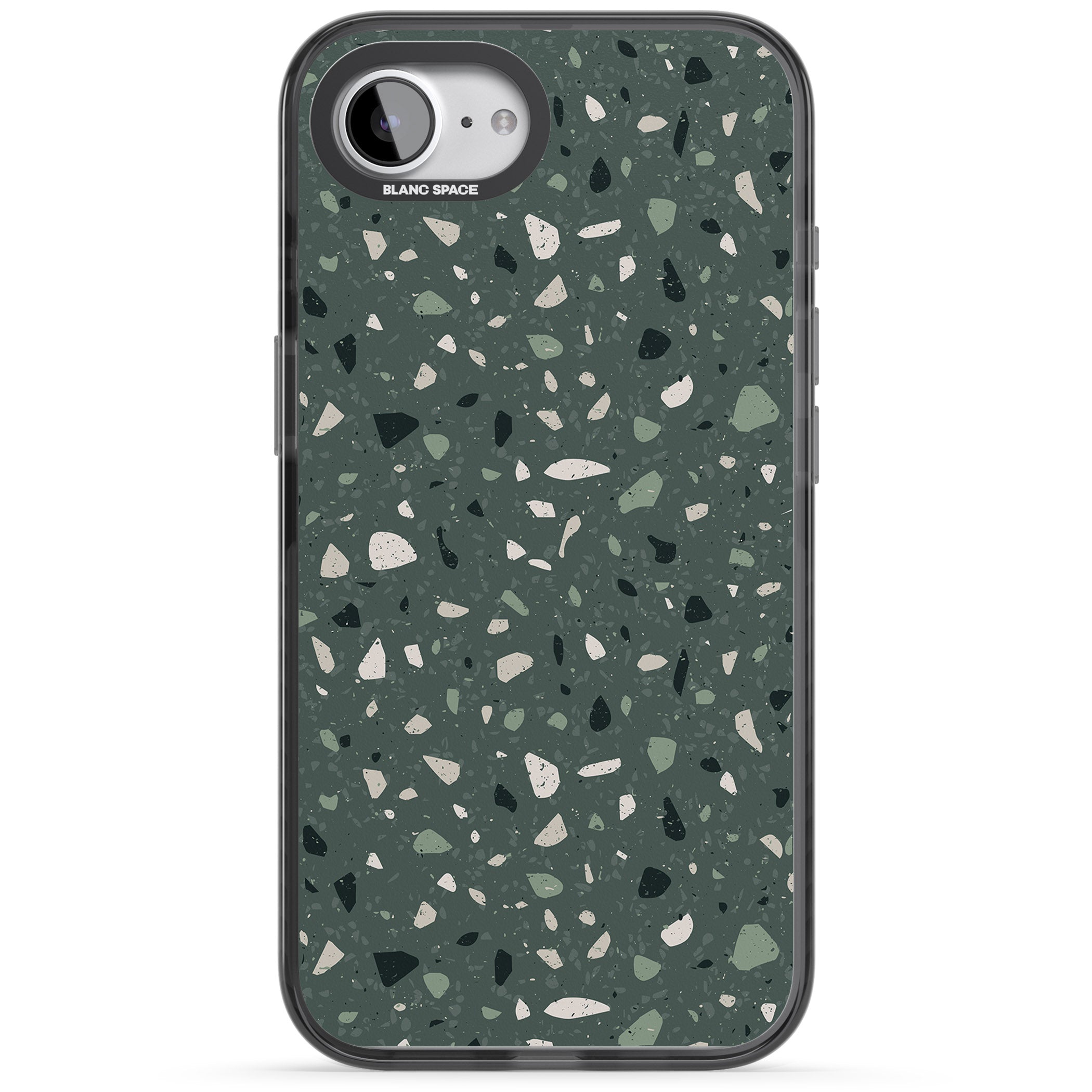 Green & Cream Terrazzo Pattern