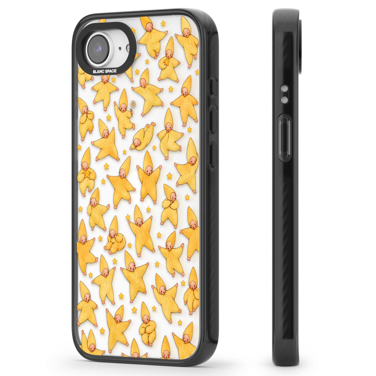 Dancing Star Babies for her iPhone case | Black Impact case for iPhone 16e, iPhone 17e