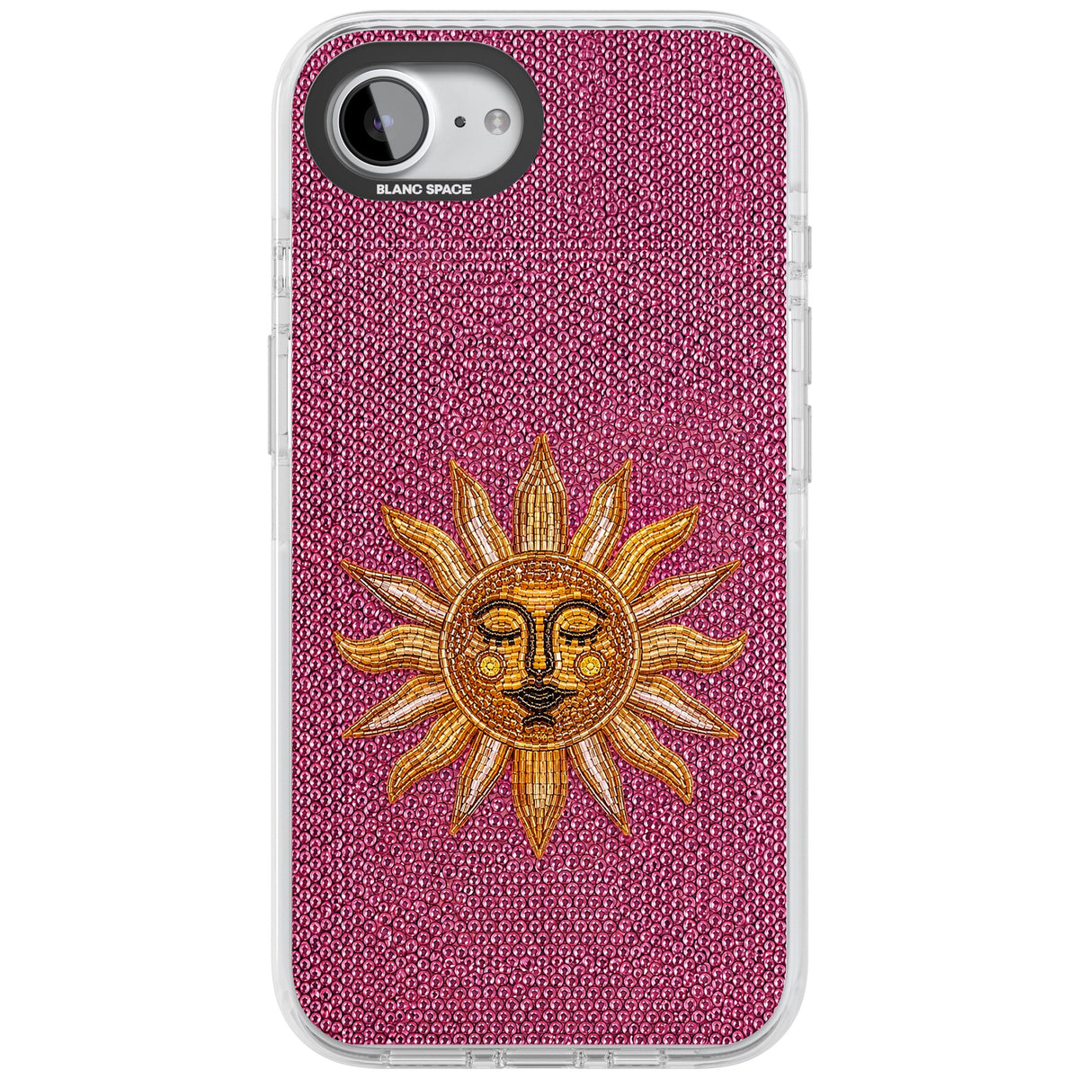Beaded Sun iPhone 16e / iPhone 17e Impact Clear Phone Case front