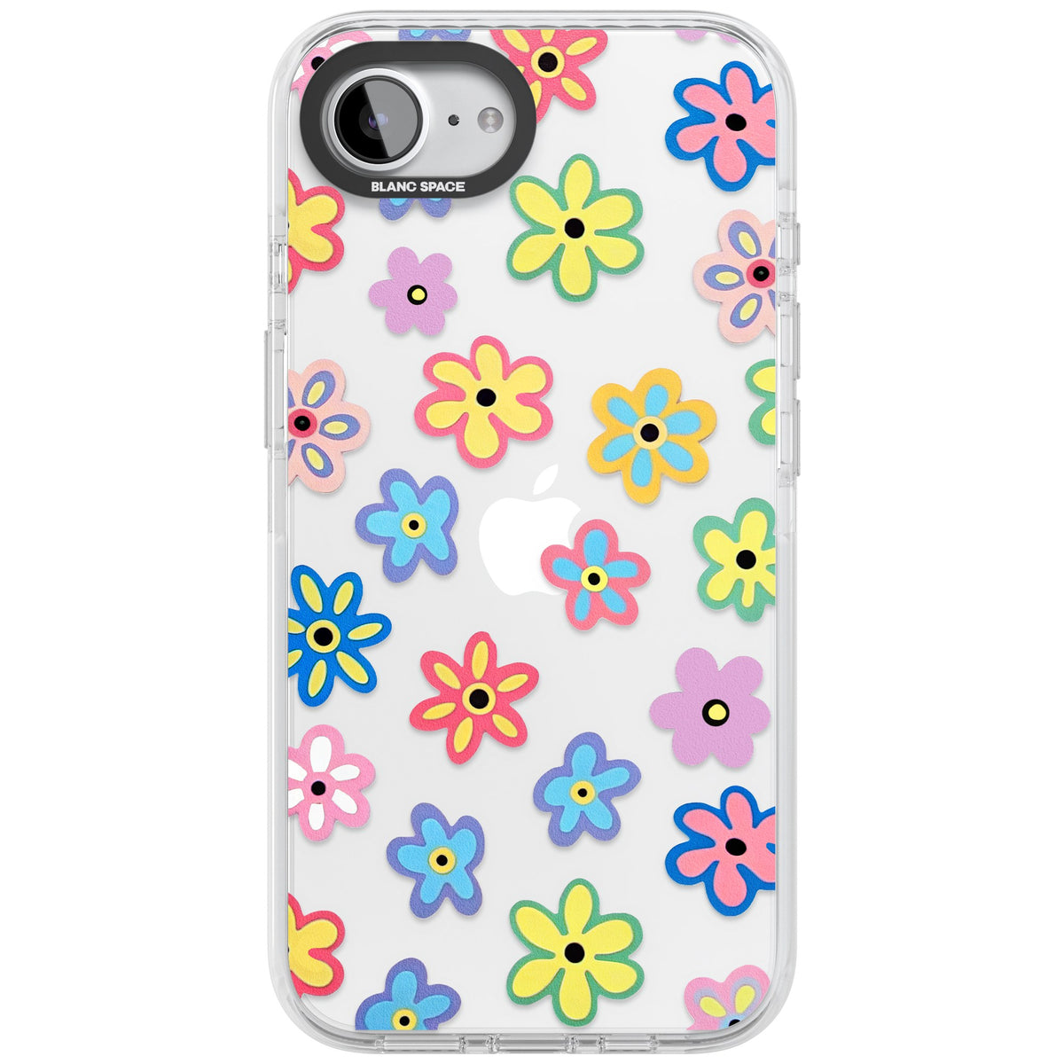 Bloom Pop iPhone 16e / iPhone 17e Impact Clear Phone Case front