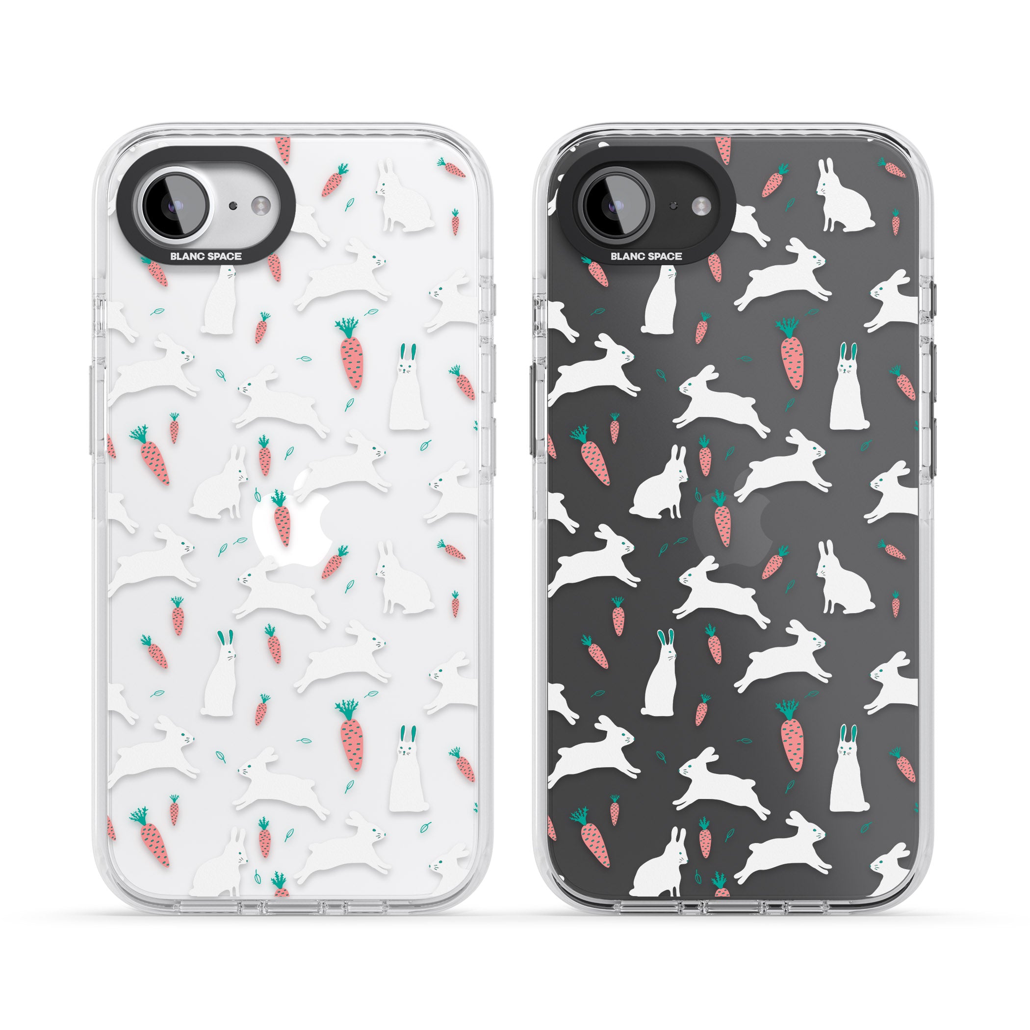 White Bunnies And Carrots