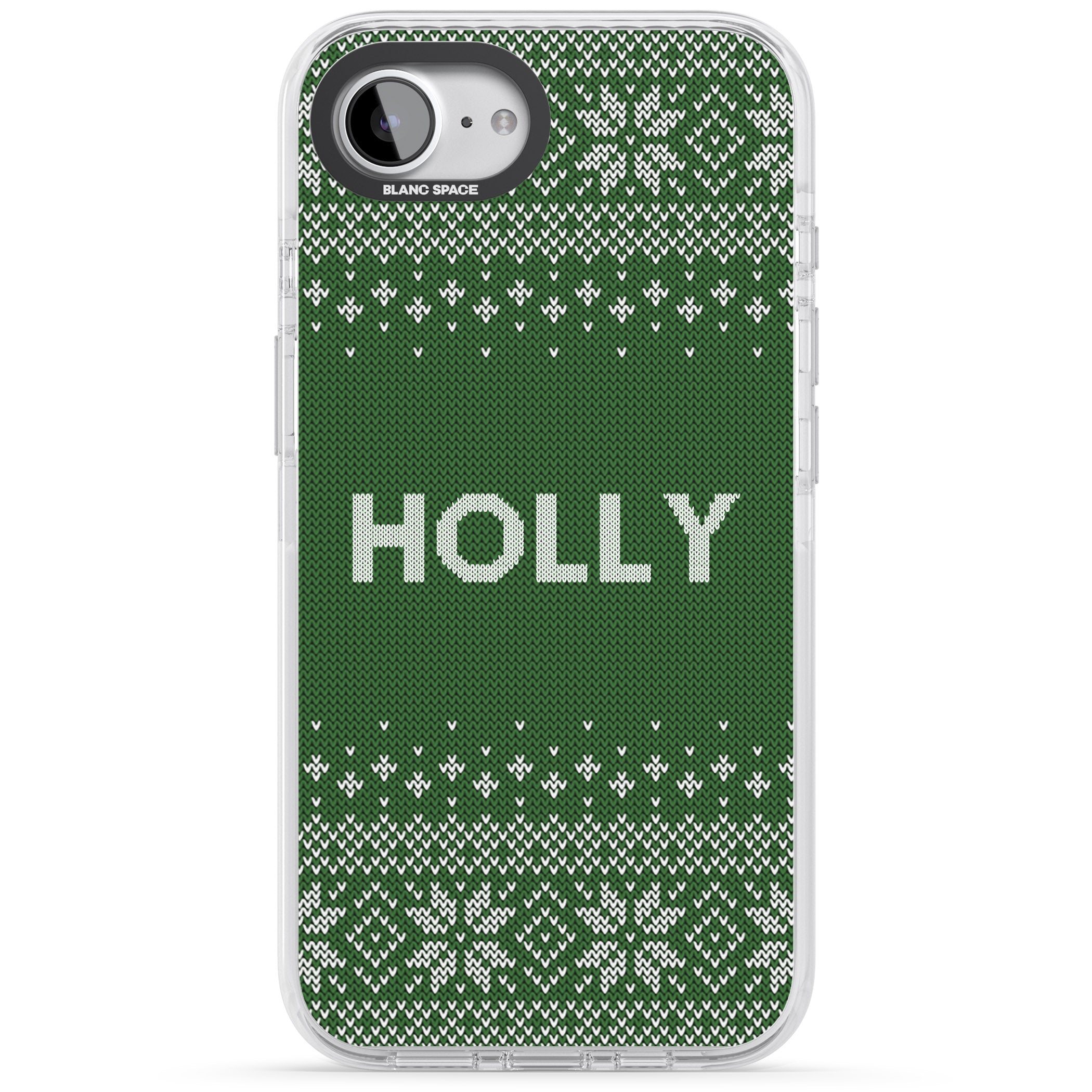 Personalised Green Christmas Knit