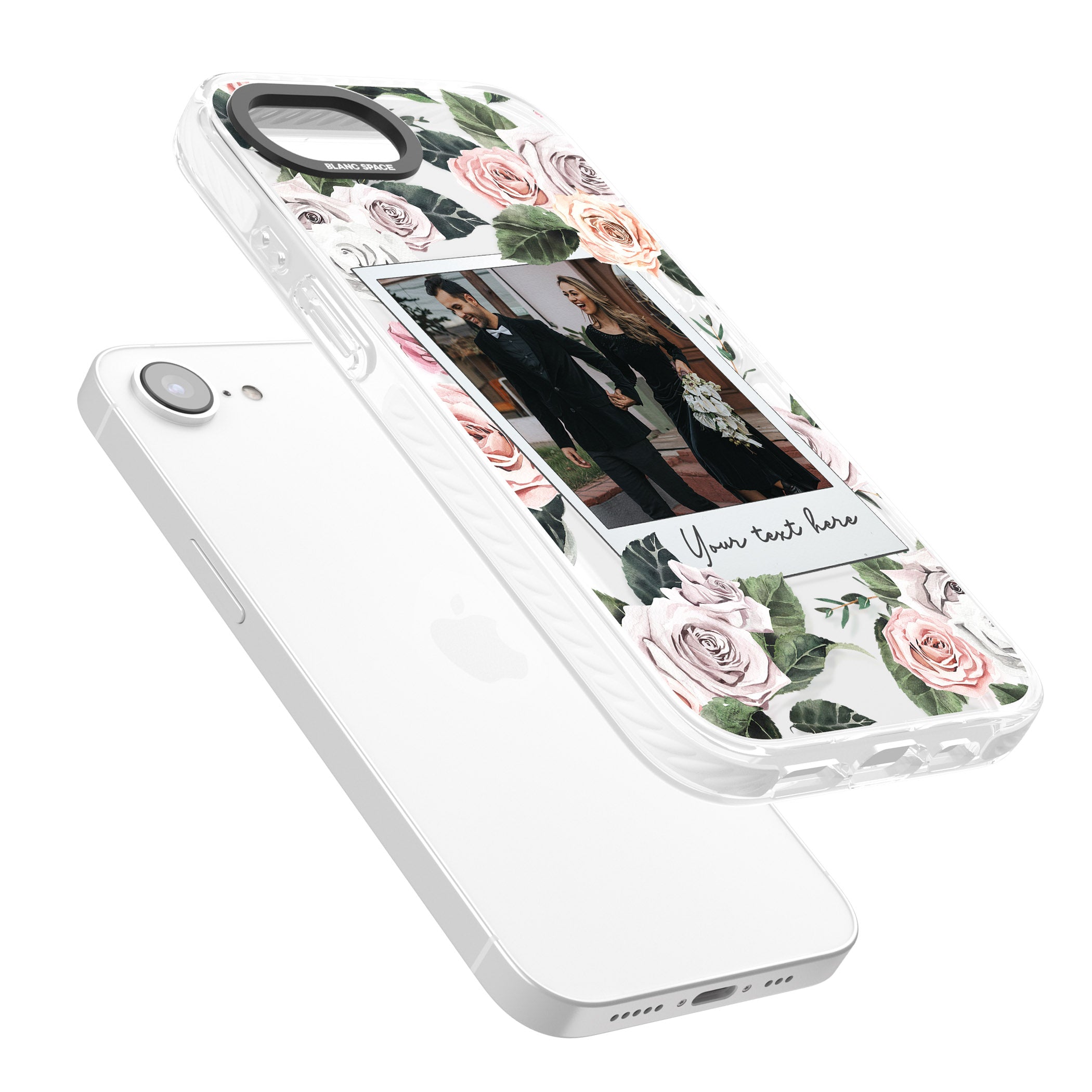 Personalised Floral Instant Camera Photo