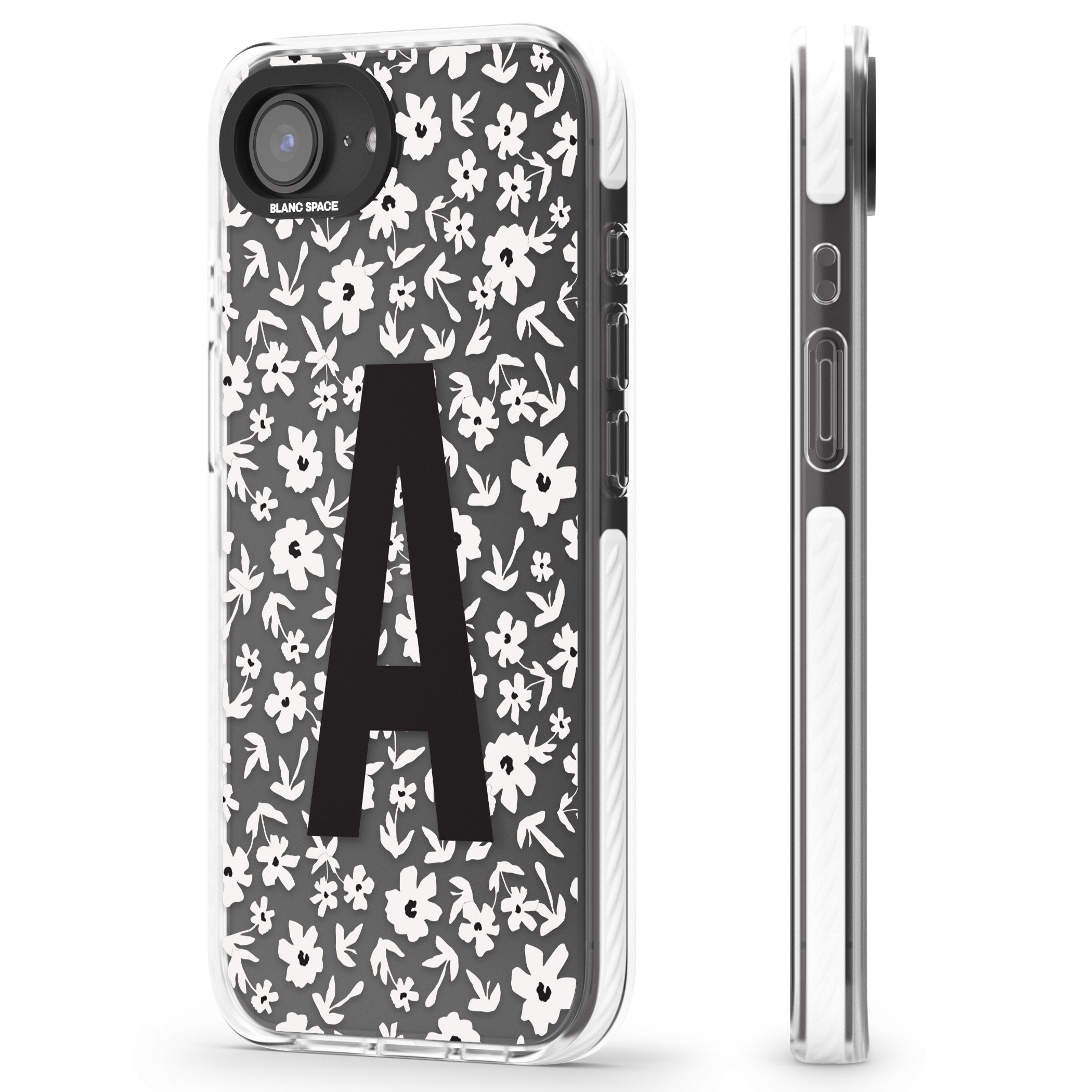 Personalised Bold Initial Floral