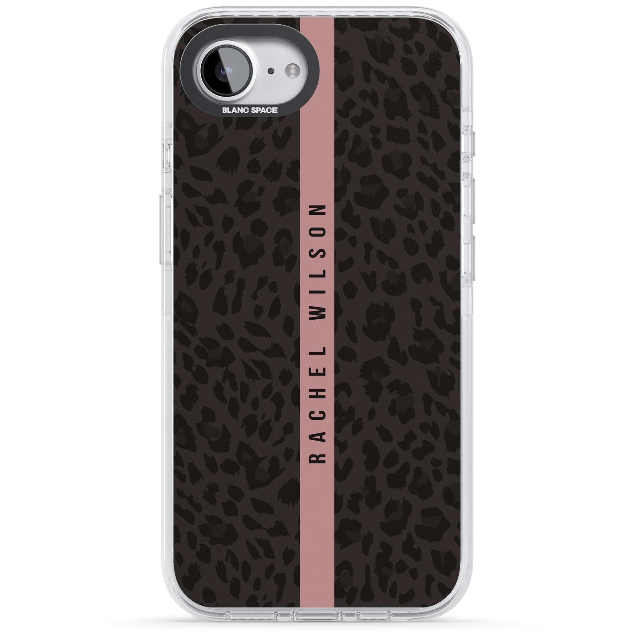 Personalised Pink Stripe Leopard