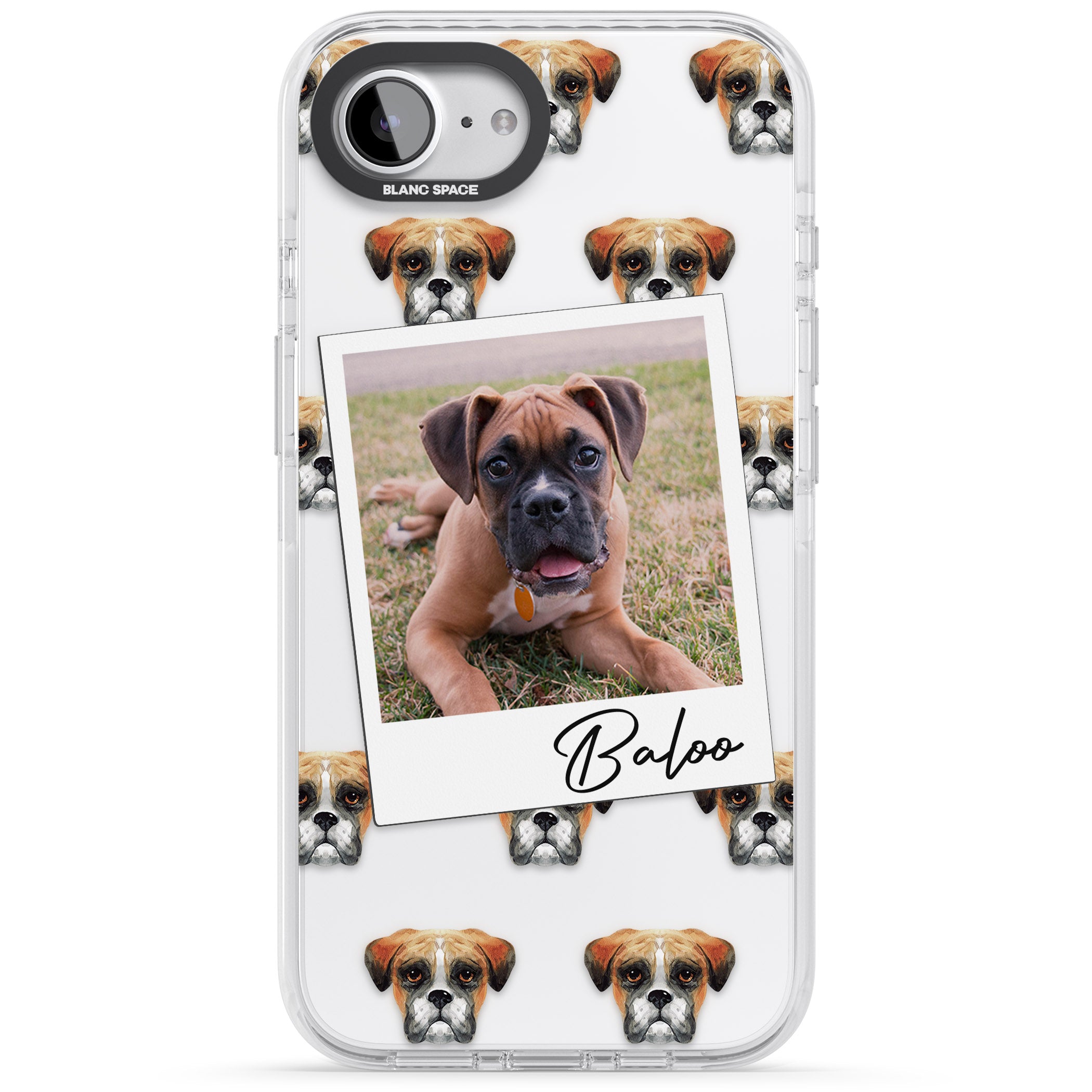 Personalised Boxer Instant Camera Photo