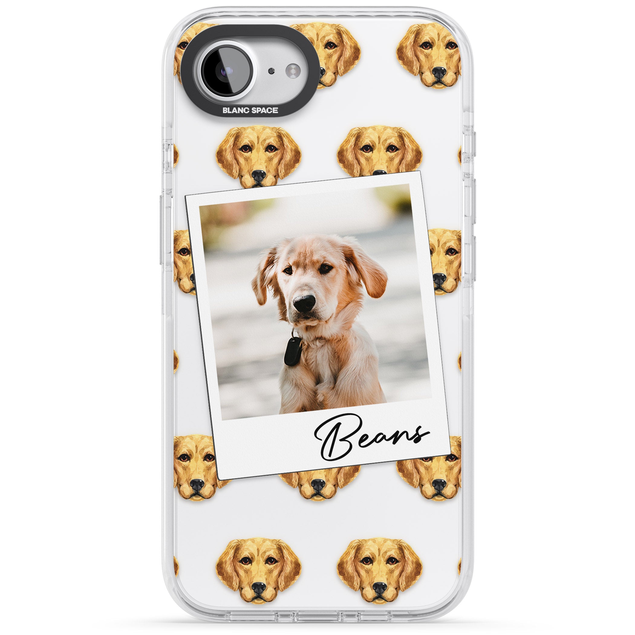 Personalised Labrador Instant Camera Photo