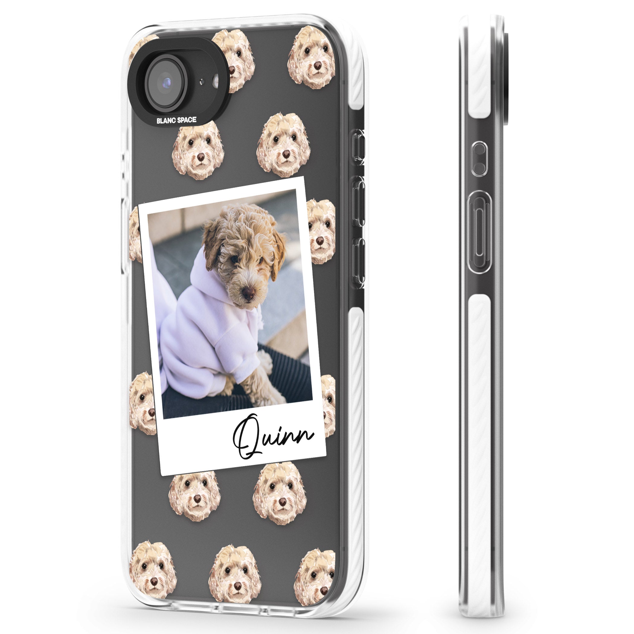 Personalised Cream Cockapoo Instant Camera Photo
