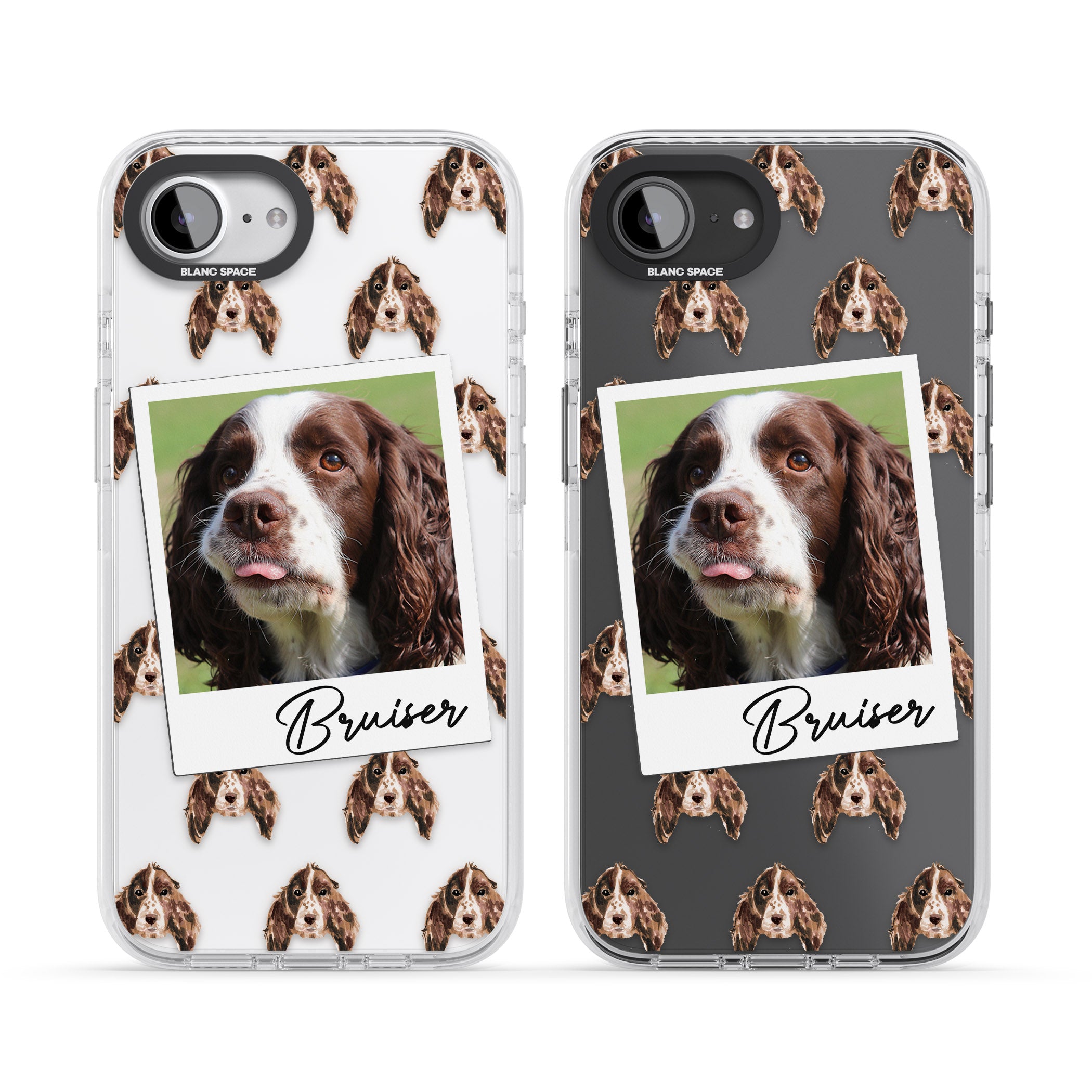 Personalised Springer Spaniel Instant Camera Photo