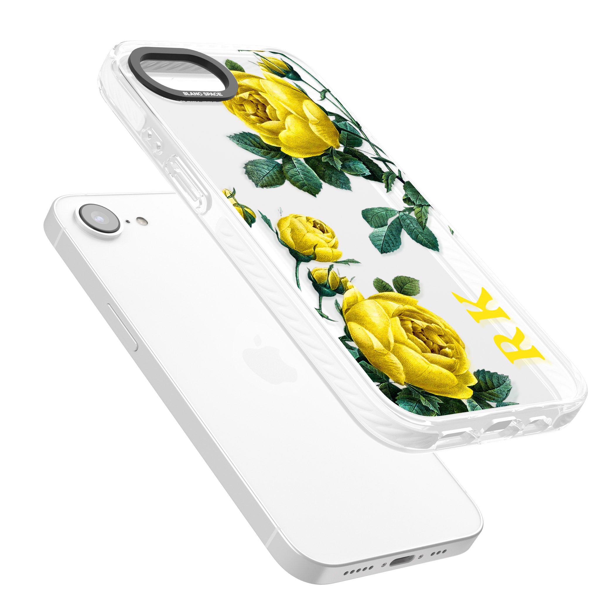 Personalised Vintage Floral Yellow Roses