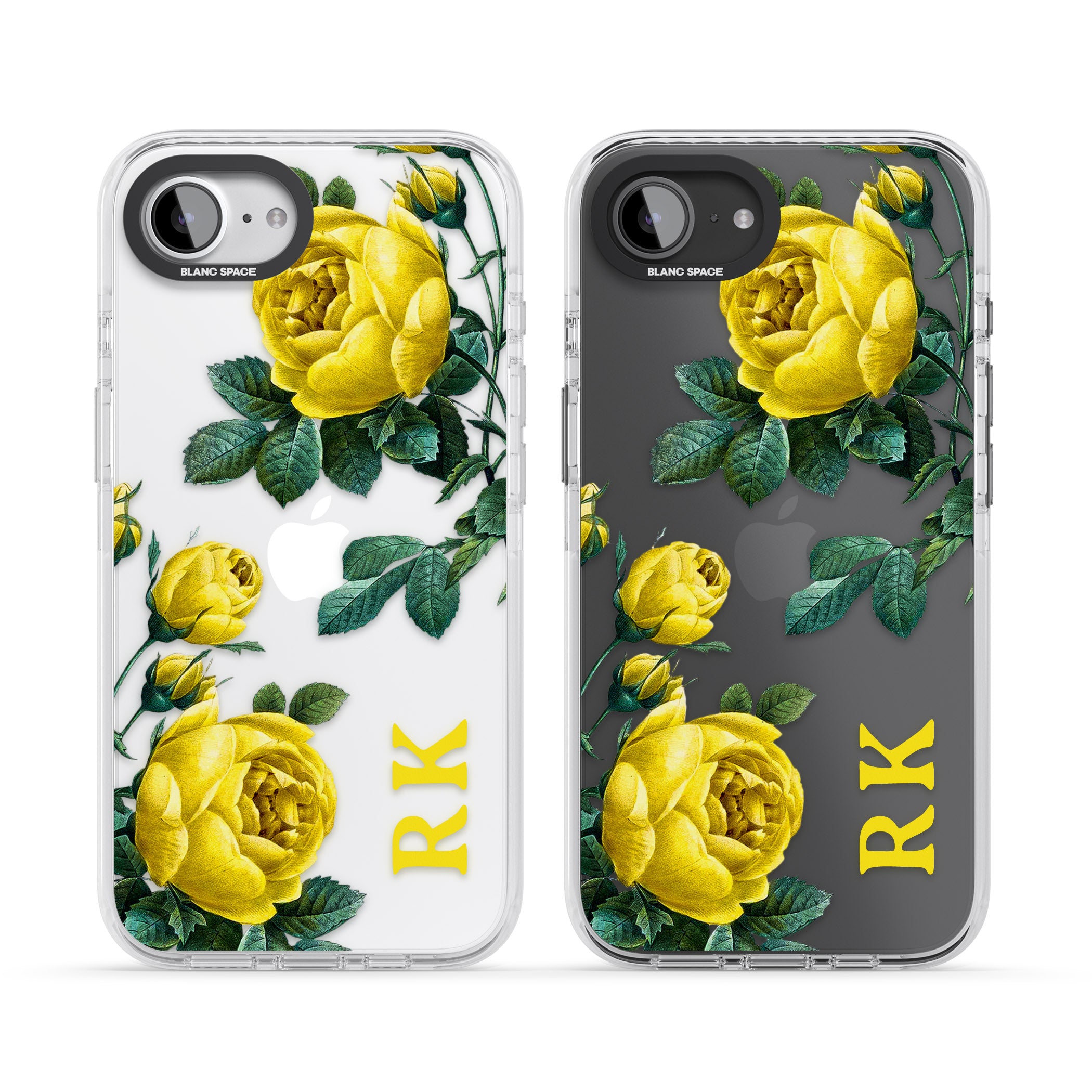 Personalised Vintage Floral Yellow Roses
