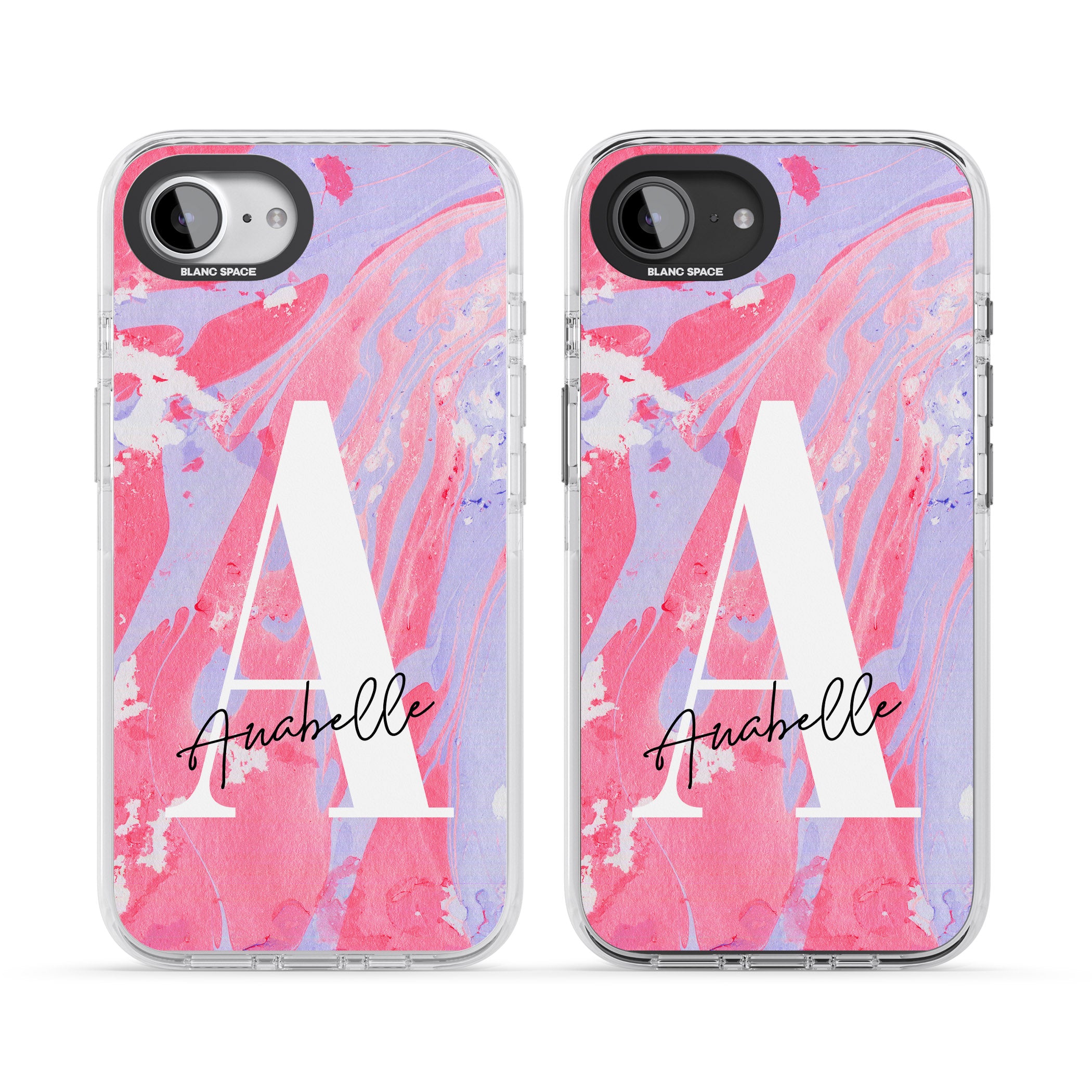 Personalised Pink & Purple Marble