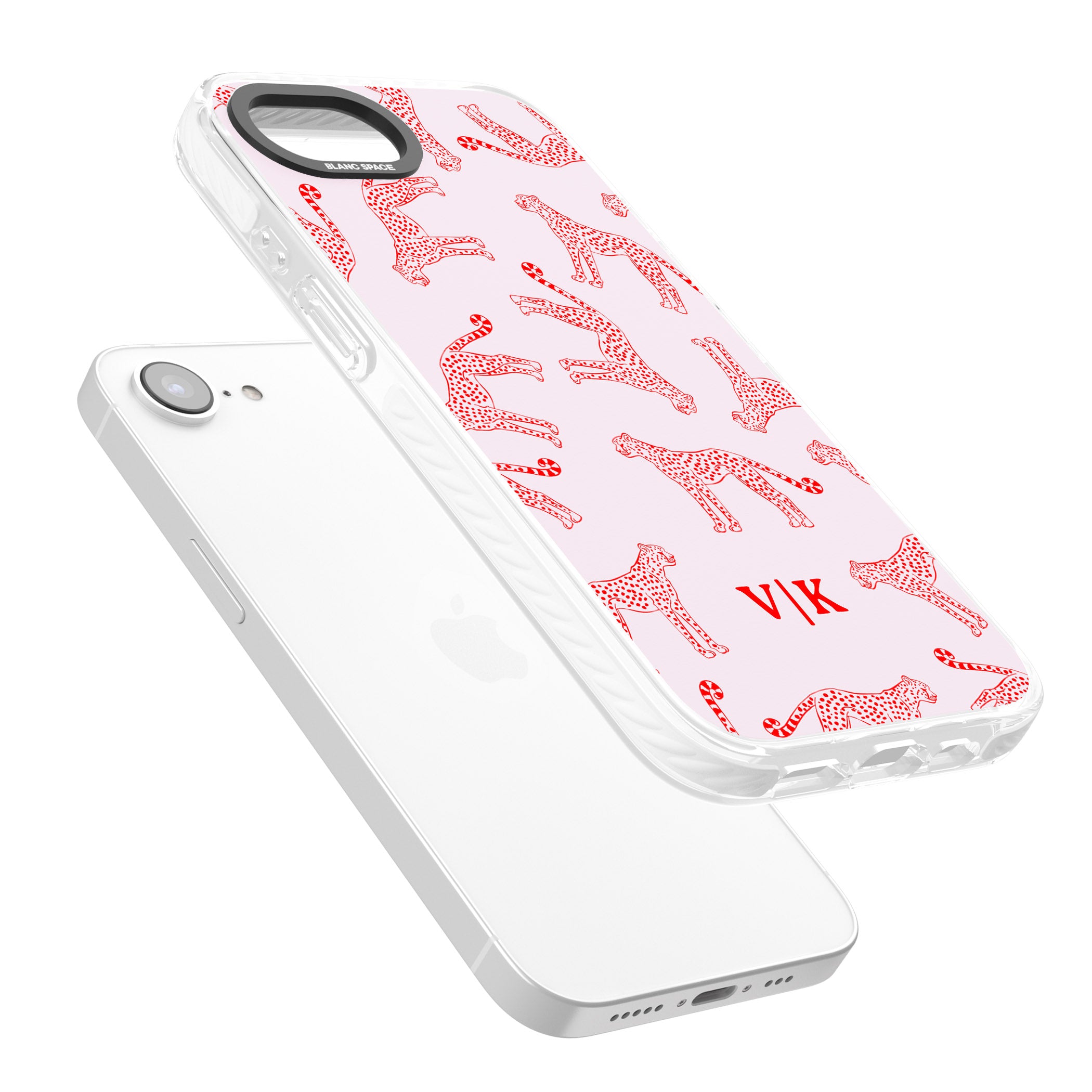 Personalised Red & Pink Cheetah