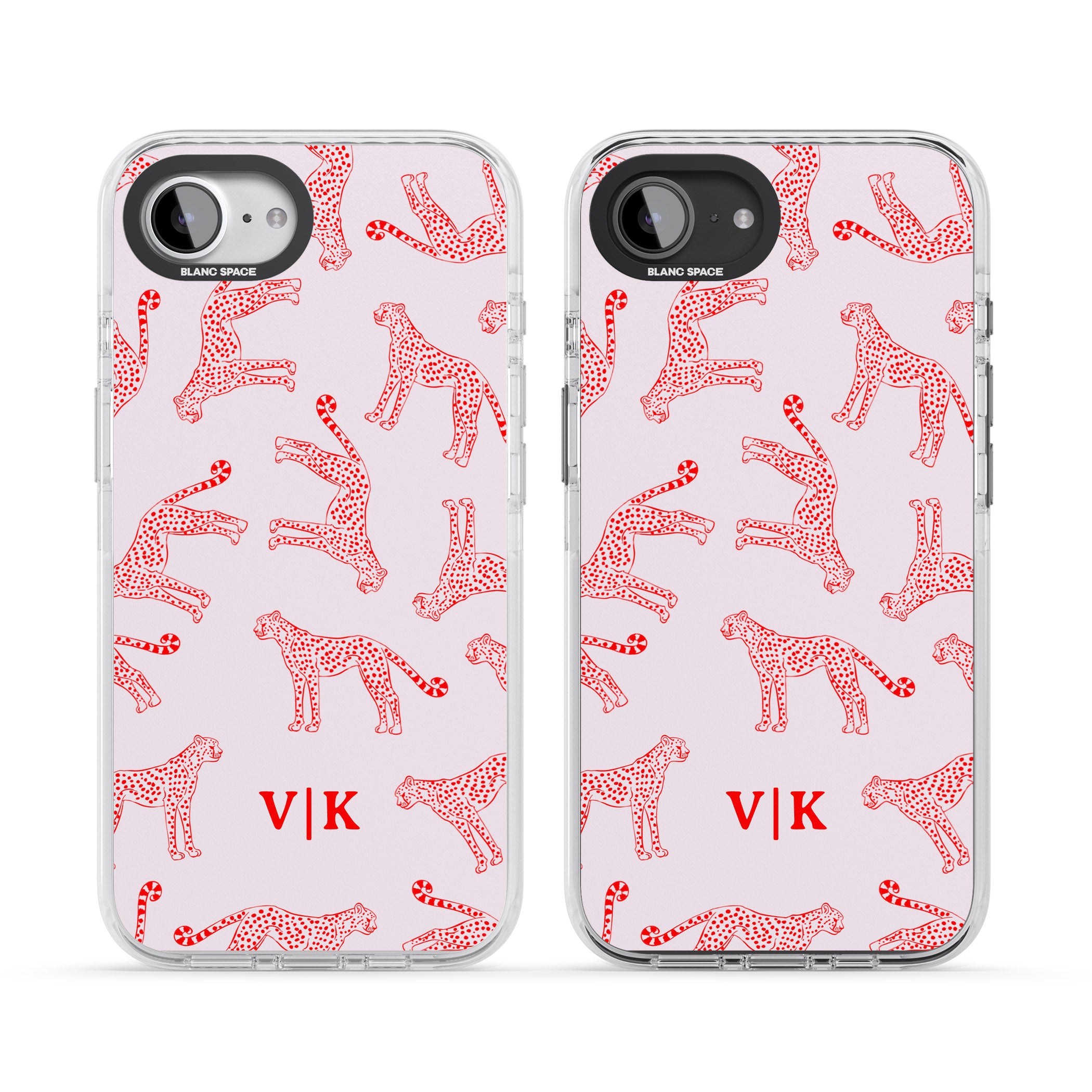 Personalised Red & Pink Cheetah