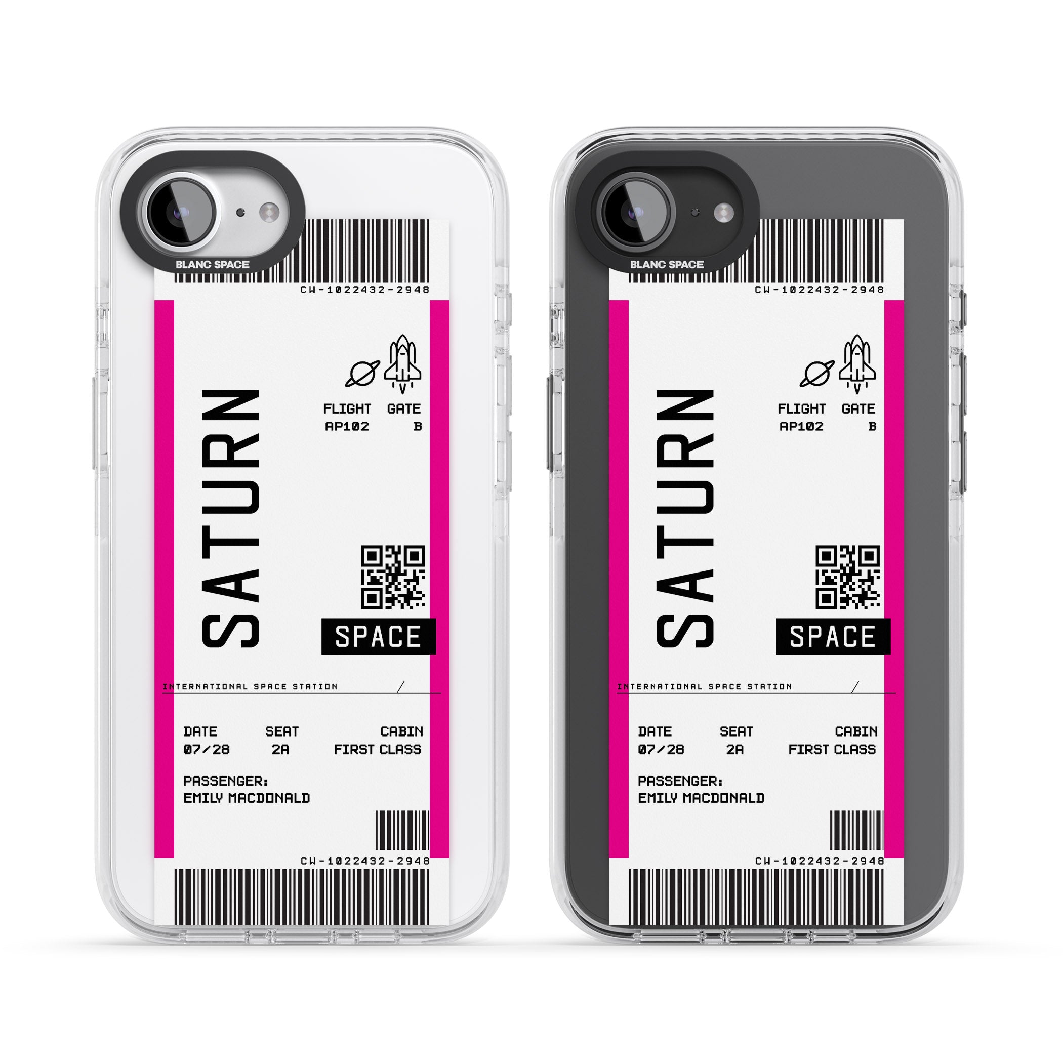 Personalised Saturn Travel Ticket