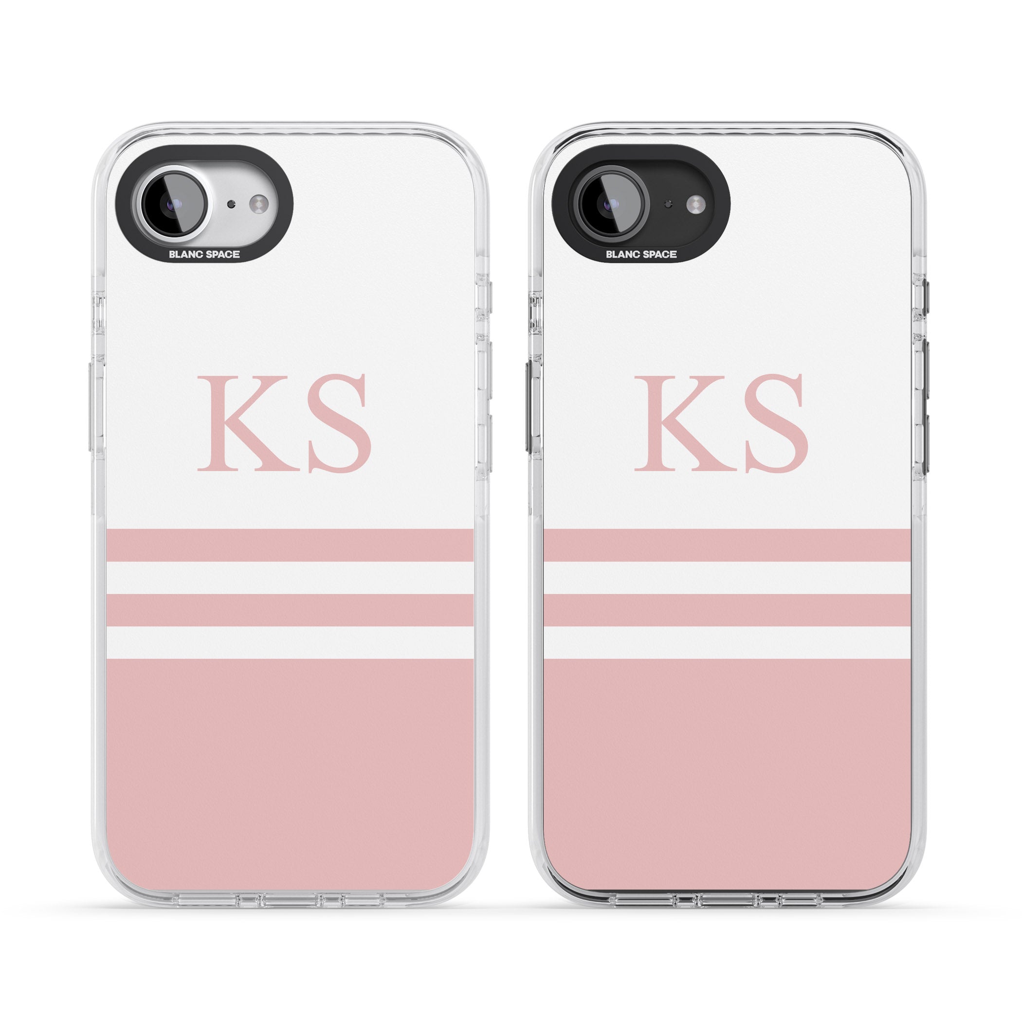 Personalised Pink Stripes & Initials
