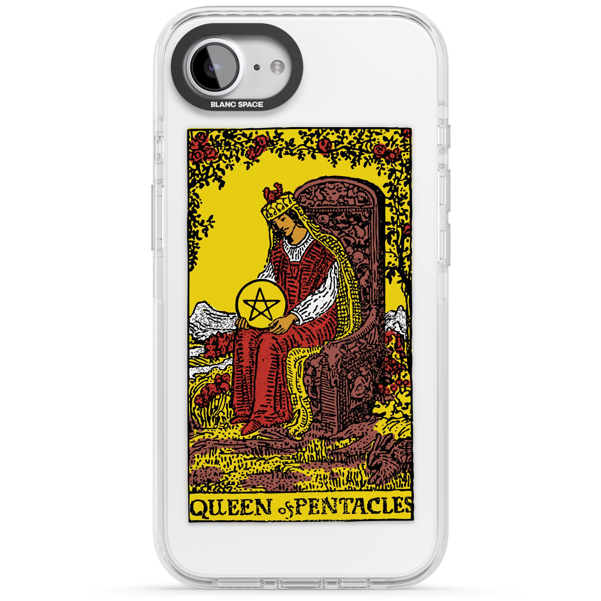 Personalised Queen Of Pentacles Tarot Card (Color)