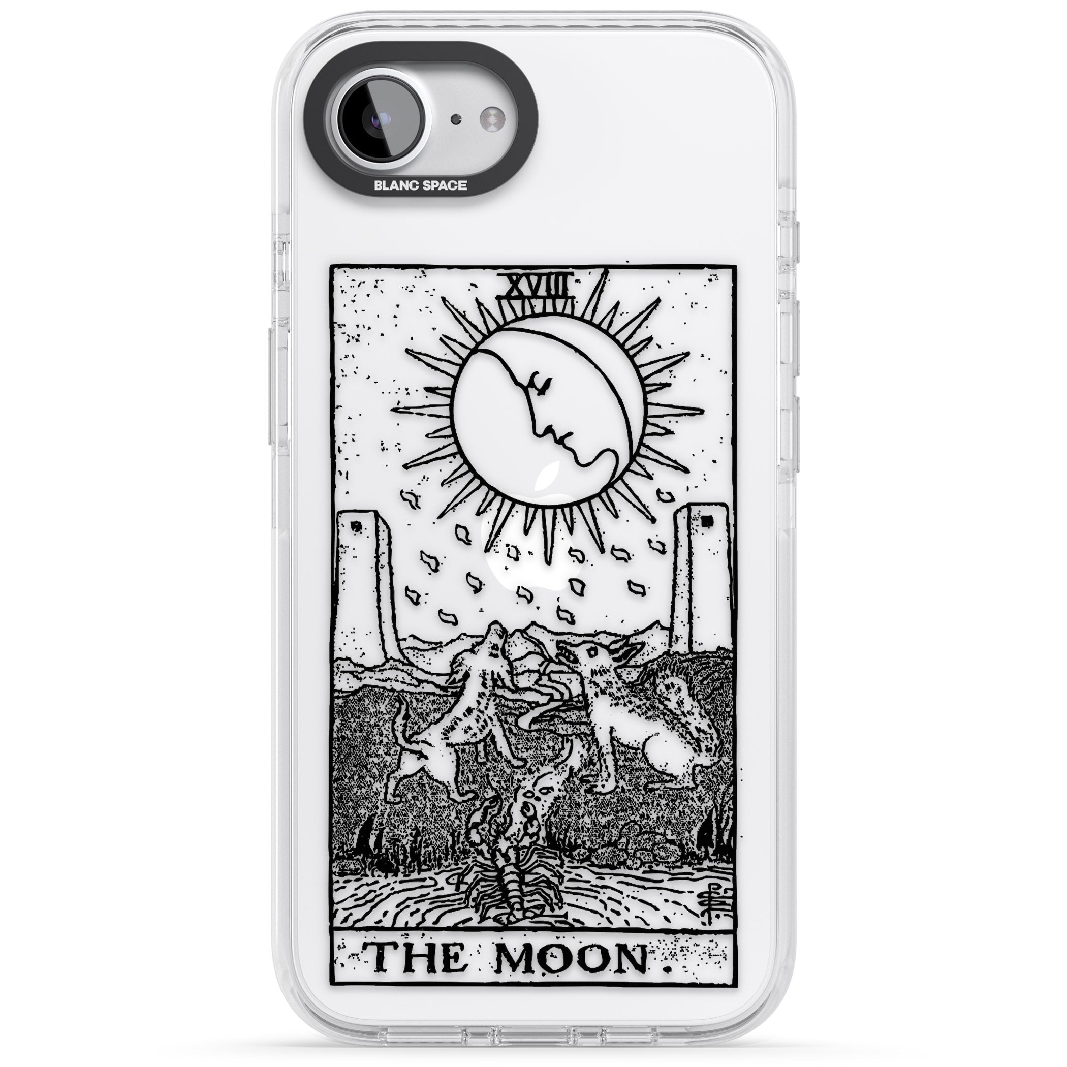 Personalised The Moon Tarot Card (Clear)