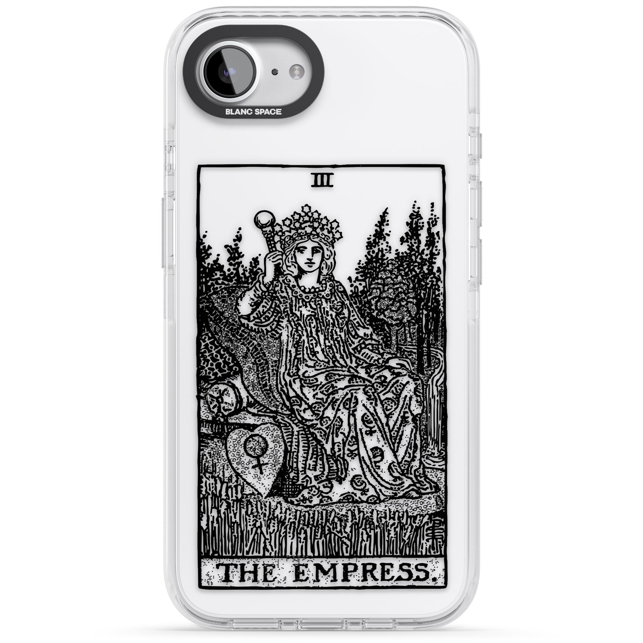 Personalised The Empress Tarot Card (Clear)