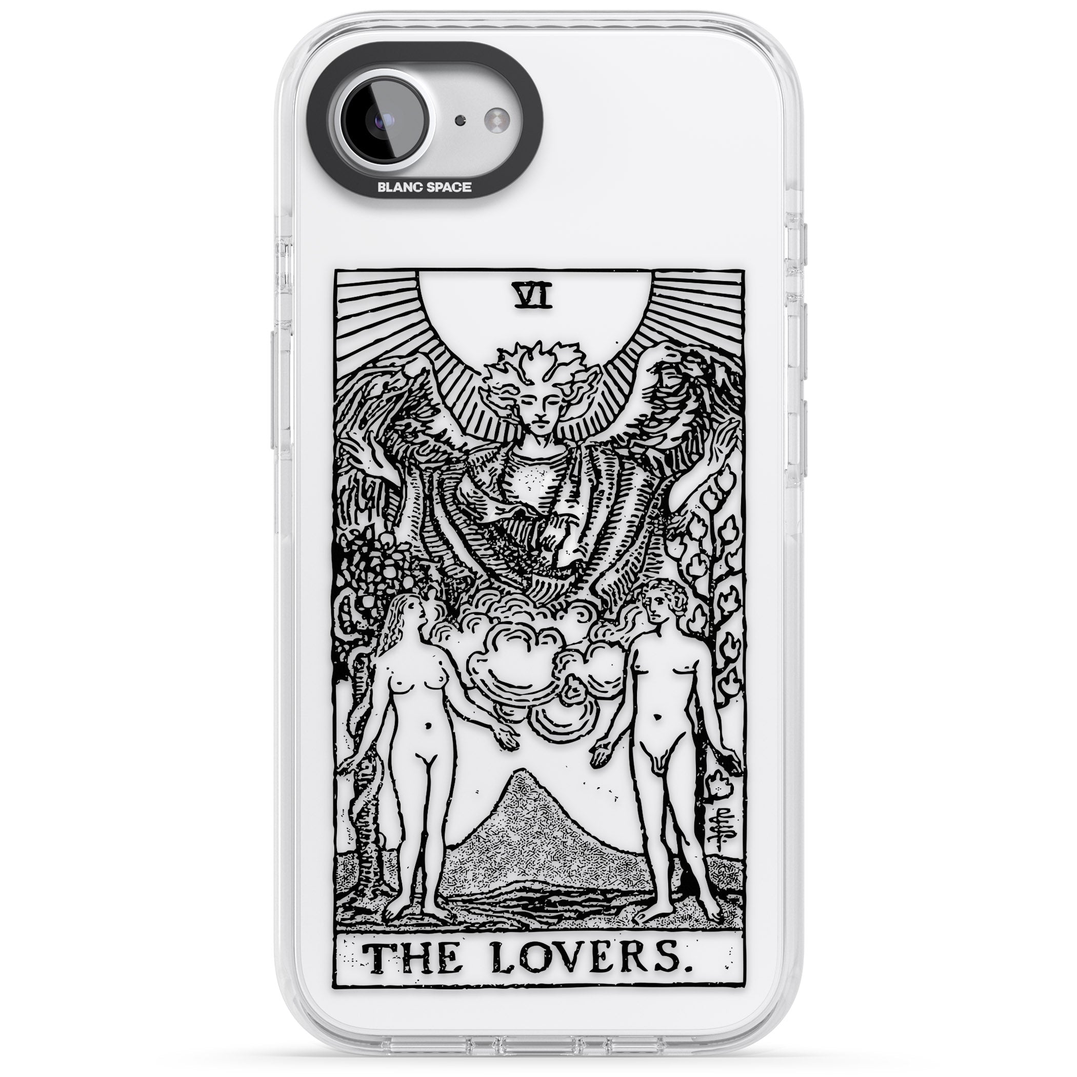 Personalised The Lovers Tarot Card (Clear)