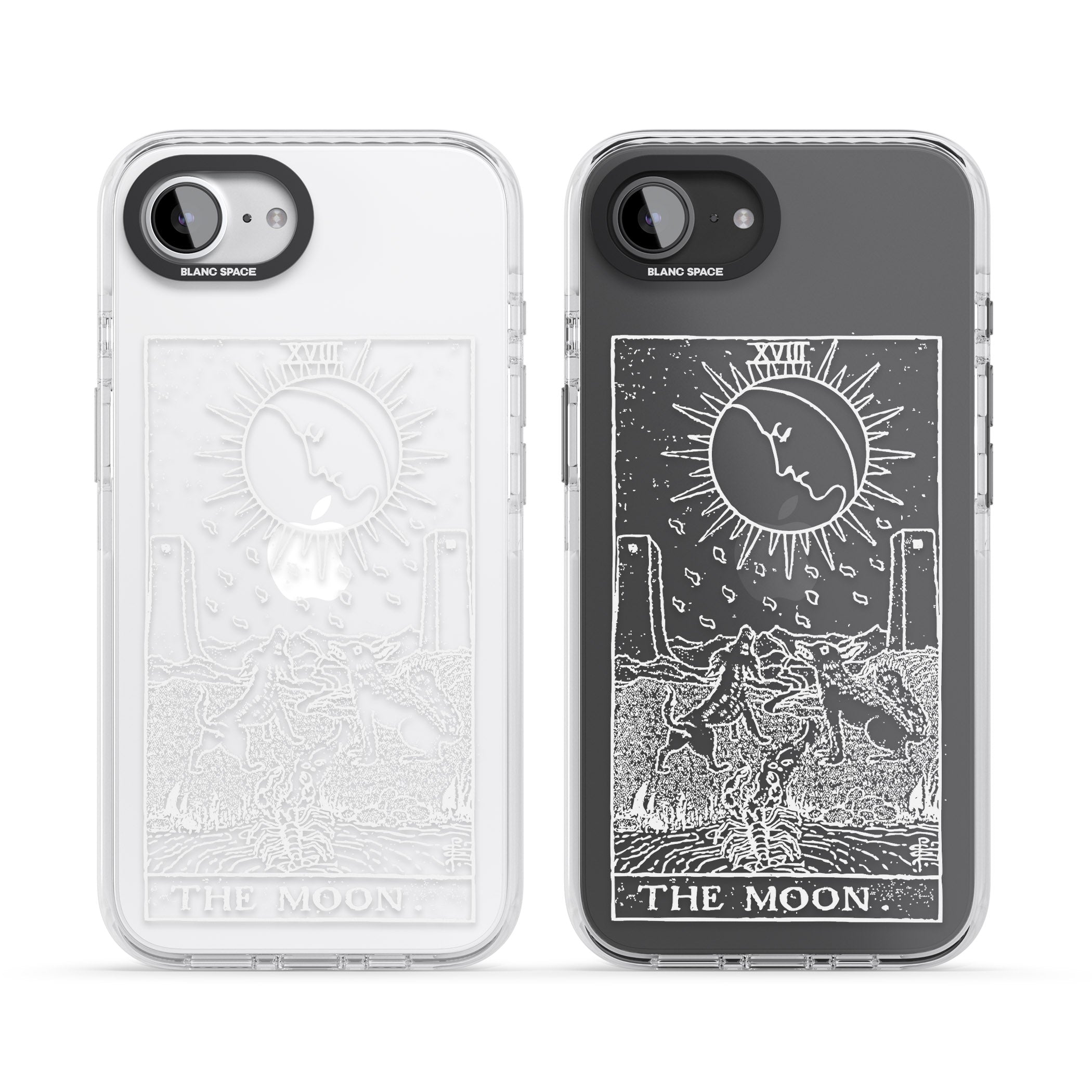 Personalised The Moon Tarot Card (White)