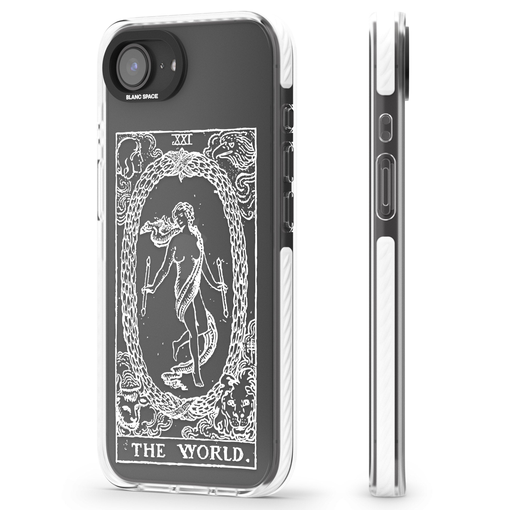 Personalised The World Tarot Card (White)