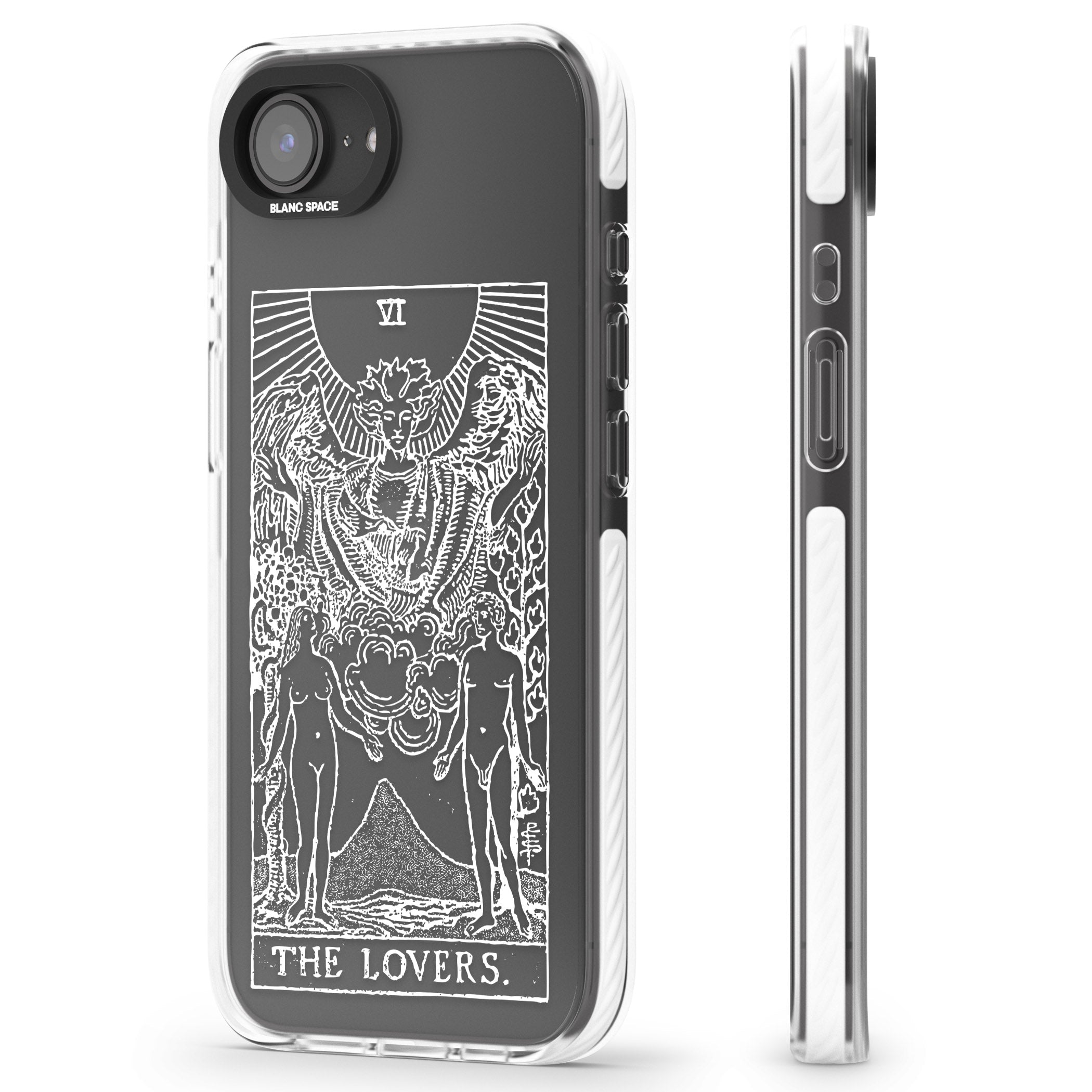 Personalised The Lovers Tarot Card (White)