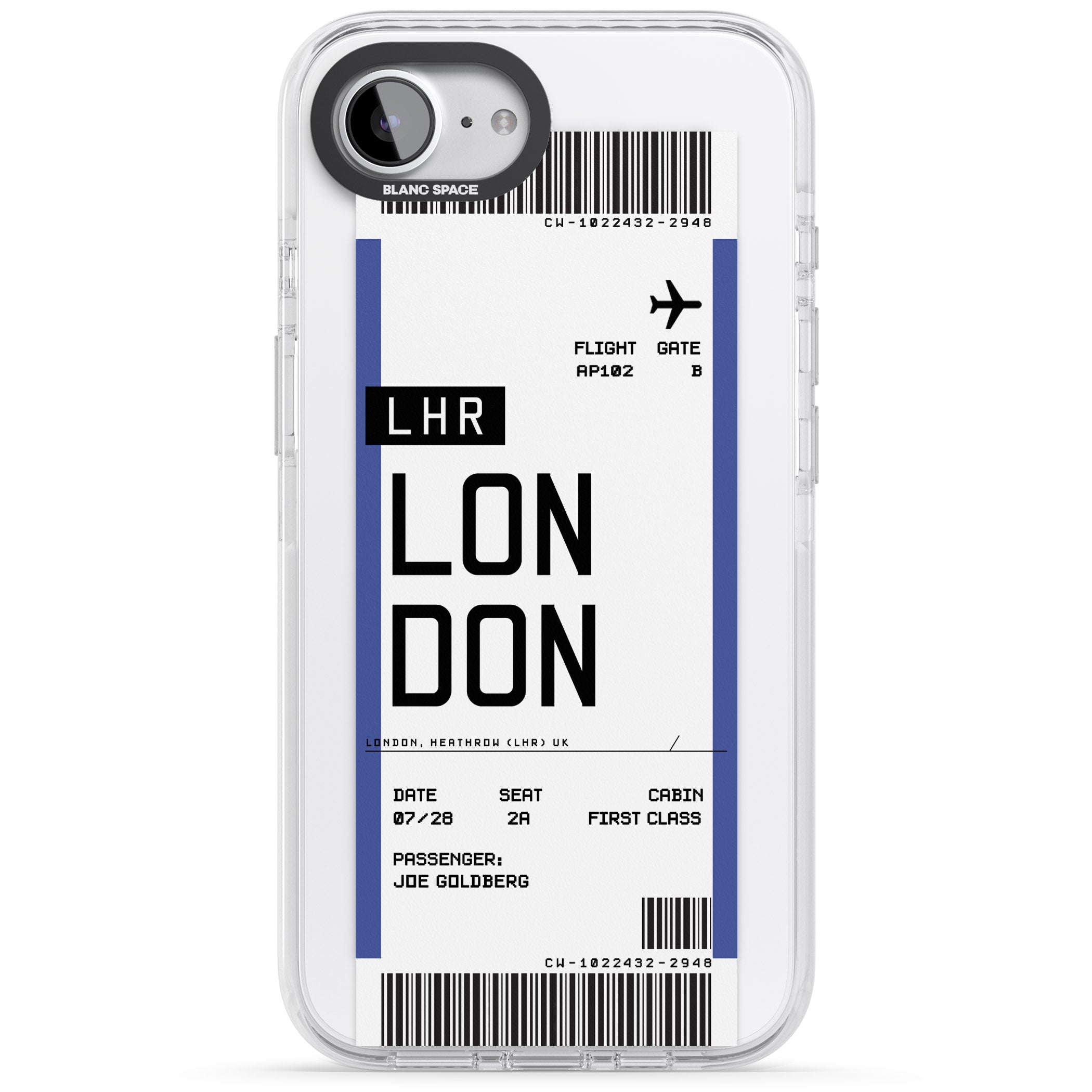 Personalised London Boarding Pass