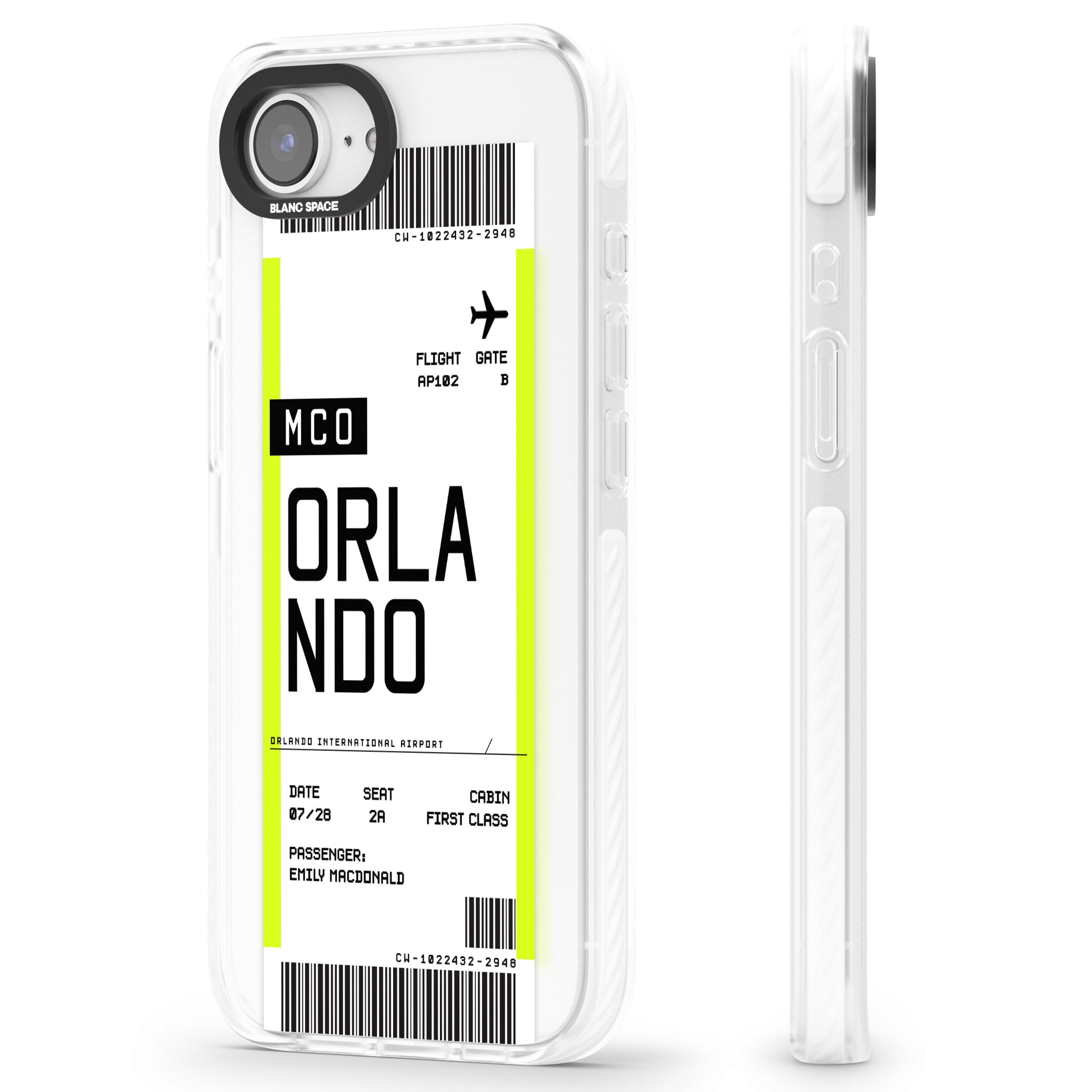 Personalised Orlando Boarding Pass