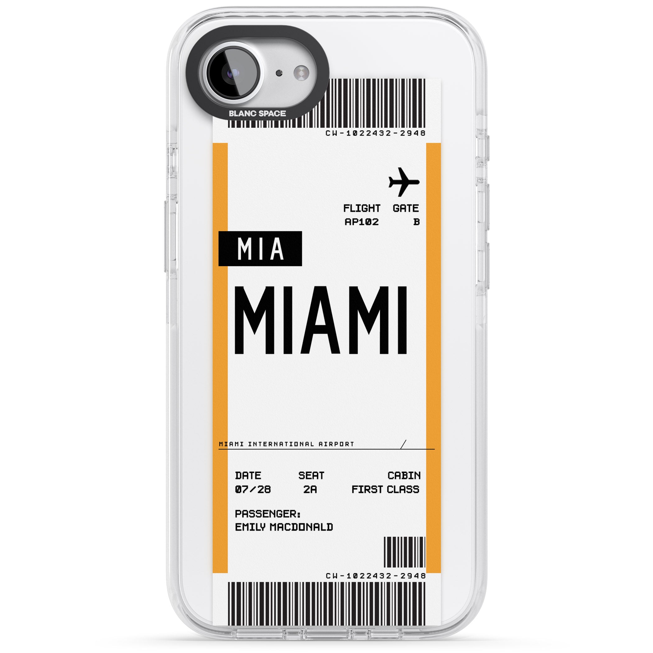 Personalised Miami Boarding Pass