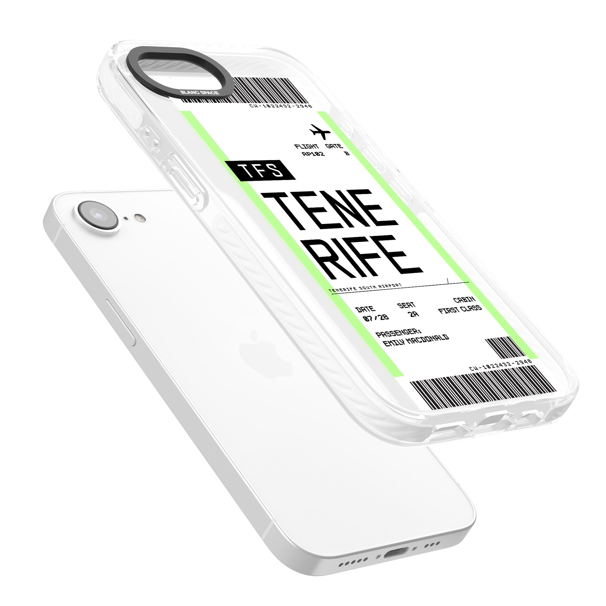 Personalised Tenerife Boarding Pass