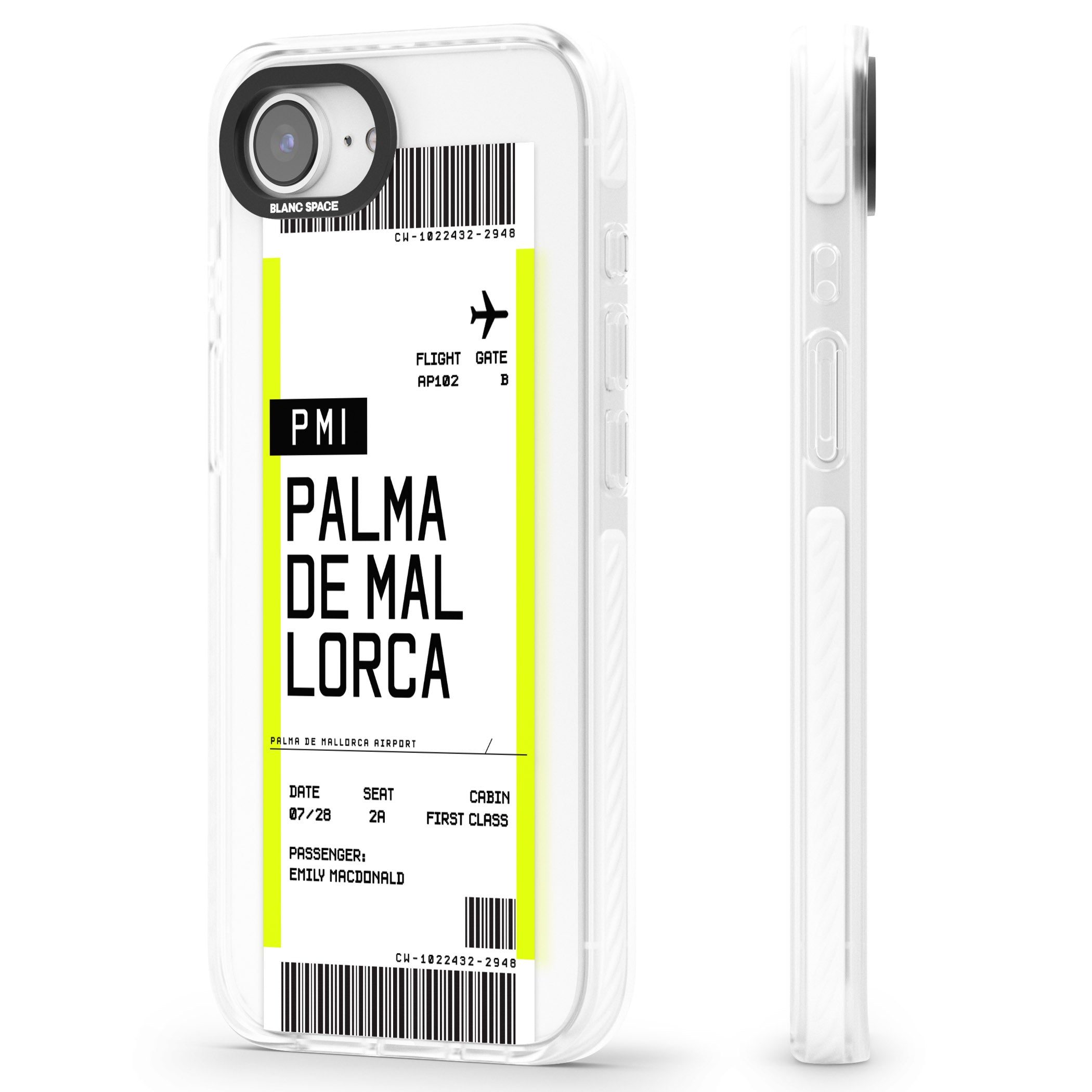 Personalised Palma De Mallorca Boarding Pass