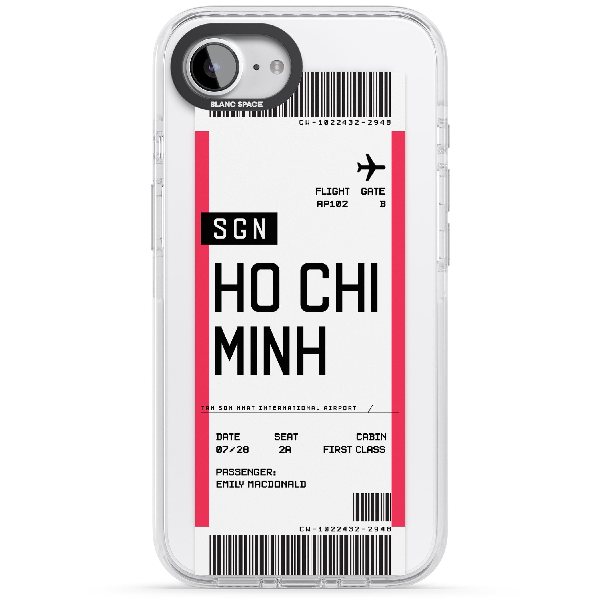 Personalised Ho Chi Minh Boarding Pass