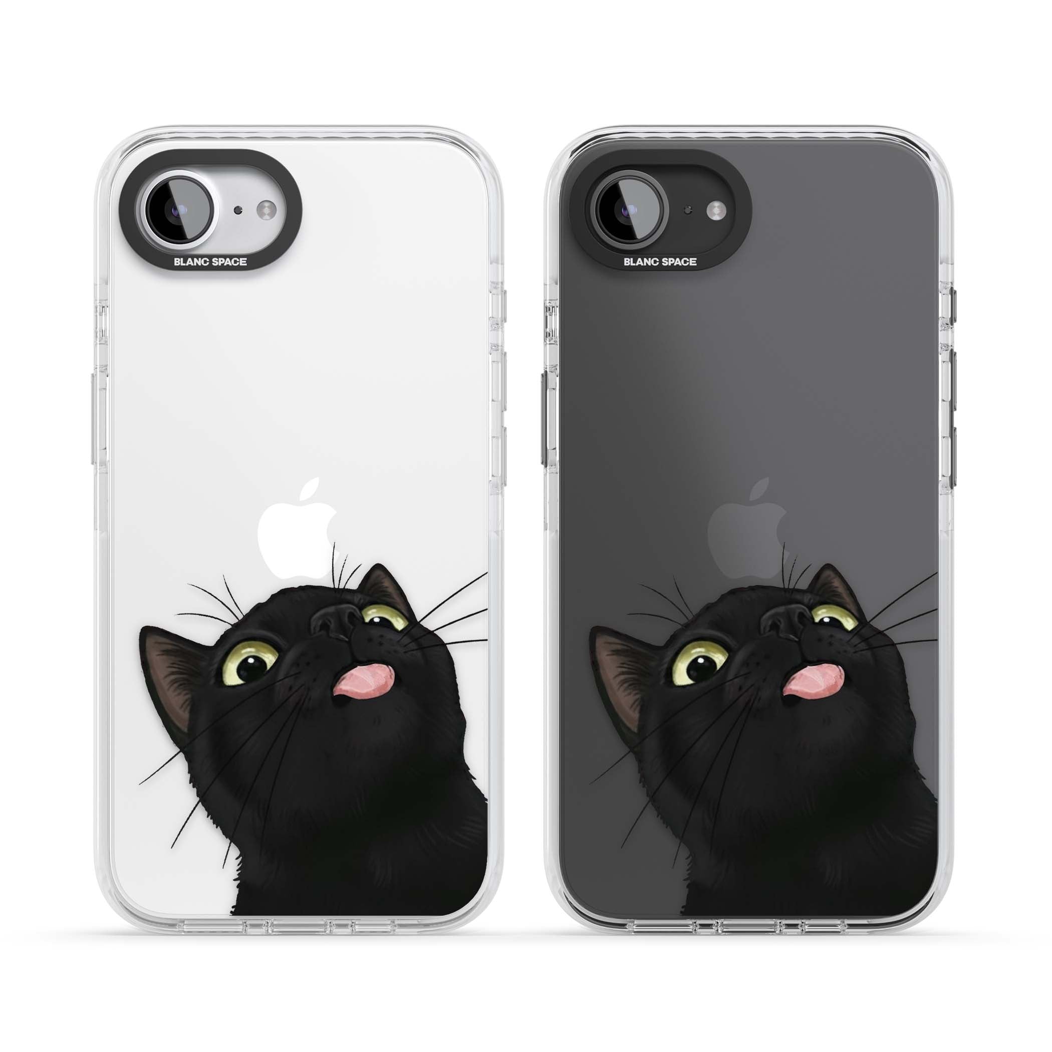 Black Cat Energy for her iPhone case | Clear Impact case for iPhone 16e, iPhone 17e