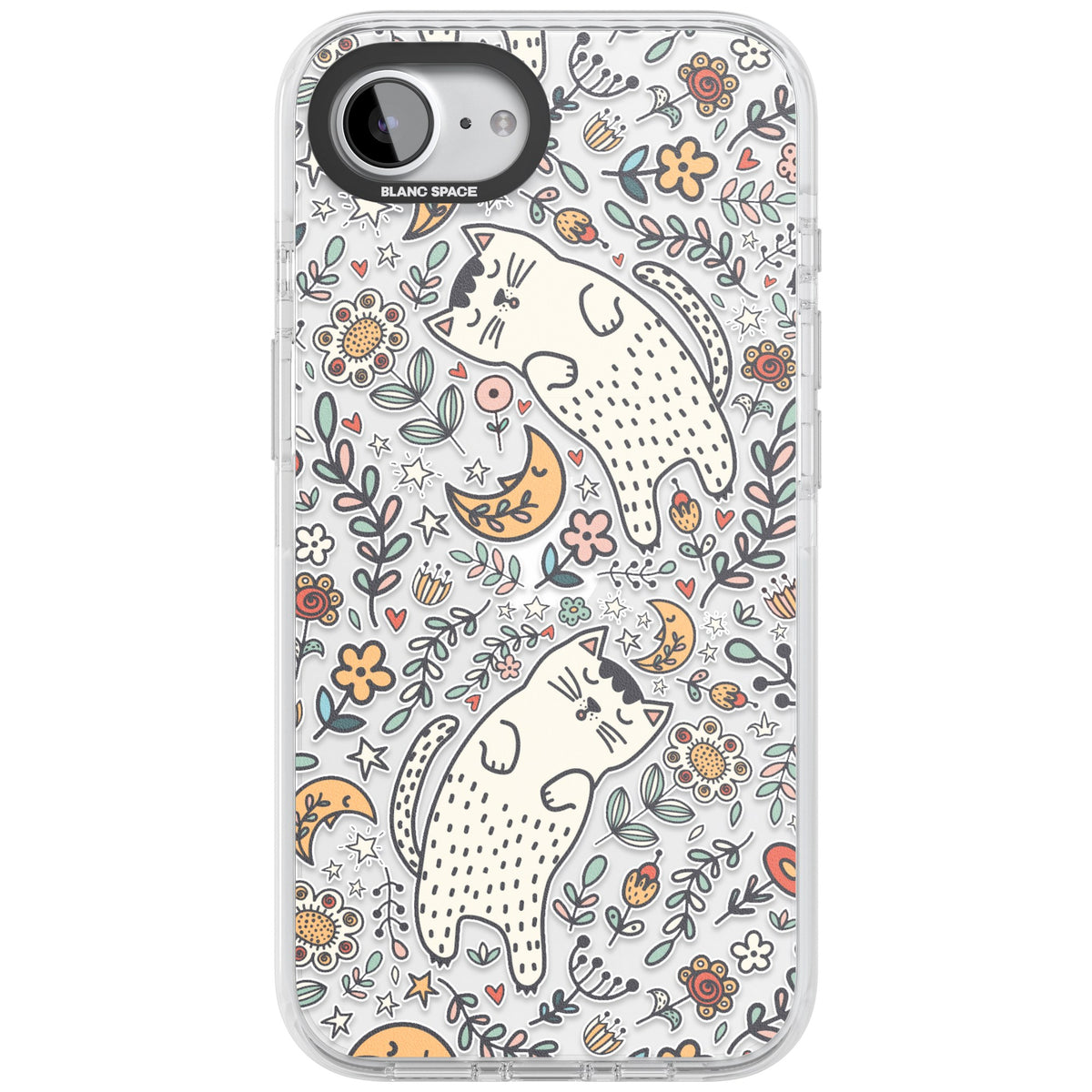 Whisker Dreams iPhone 16e / iPhone 17e Impact Clear Phone Case front