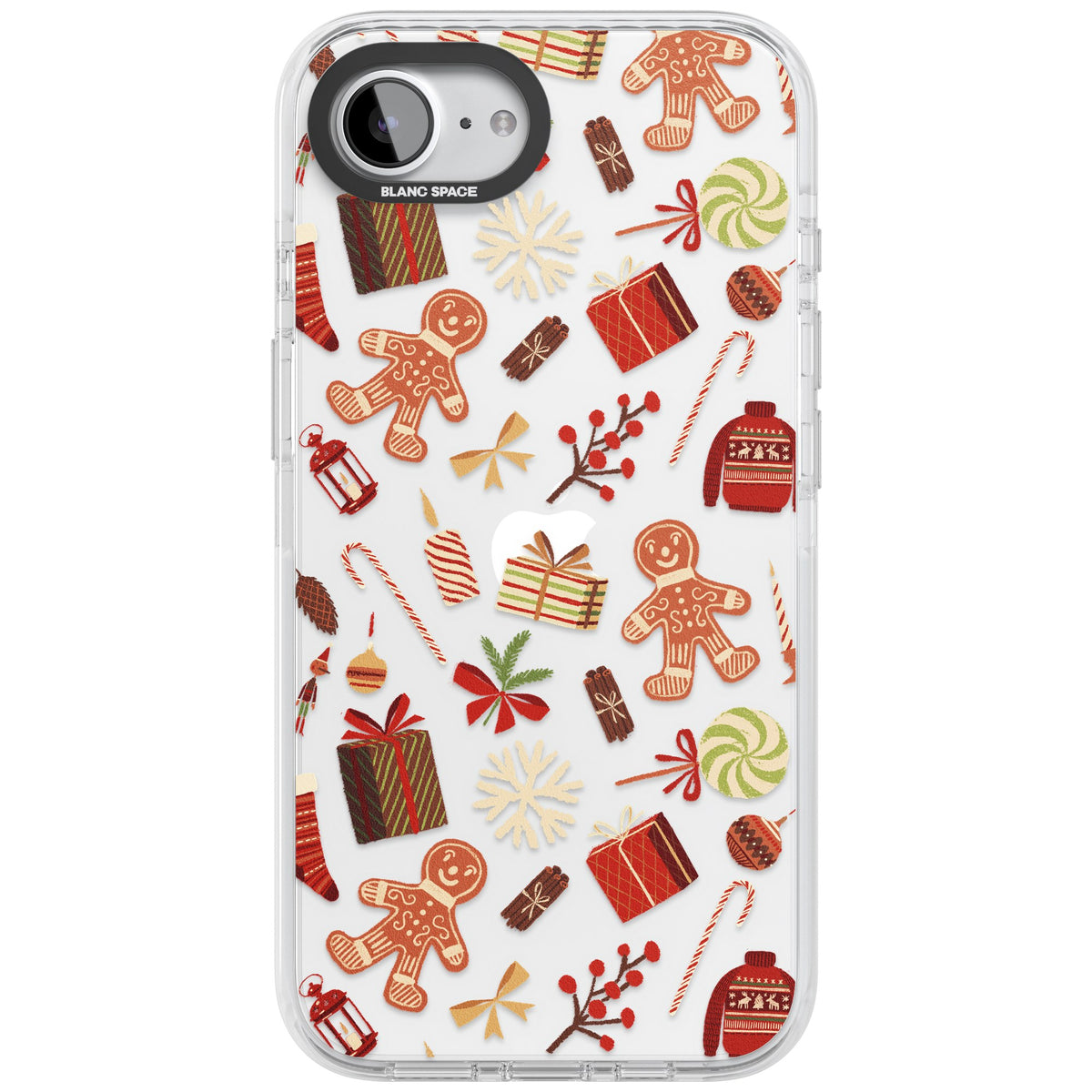 Christmas Assortments iPhone 16e / iPhone 17e Impact Clear Phone Case front