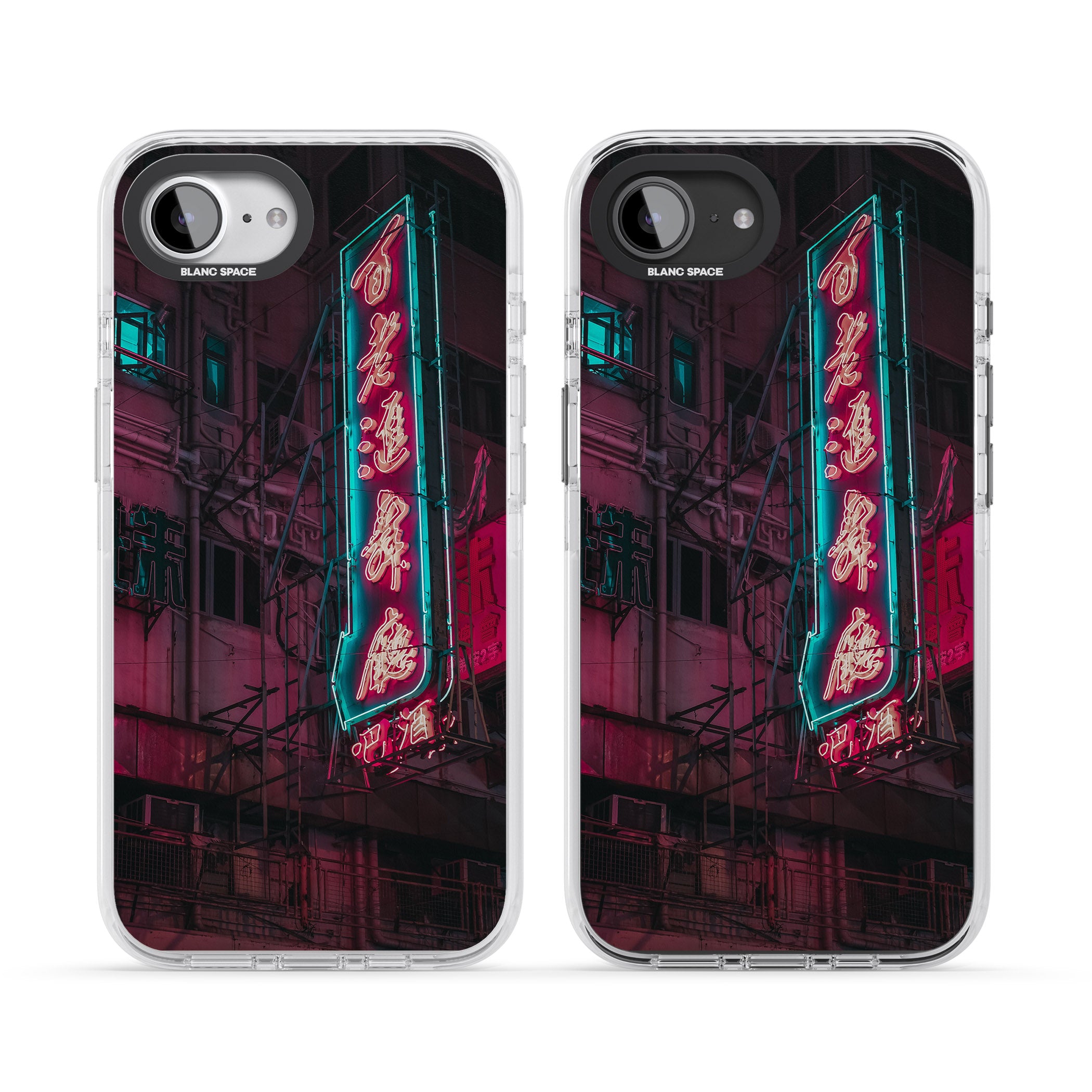 Neon Kanji Cityscape