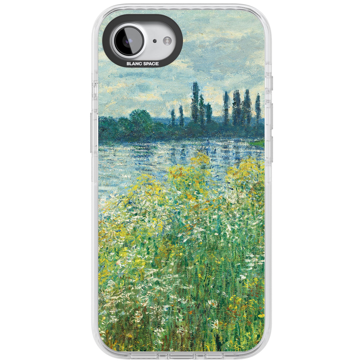 Banks Of The Seine By Claude Monet iPhone 16e / iPhone 17e Impact Clear Phone Case front